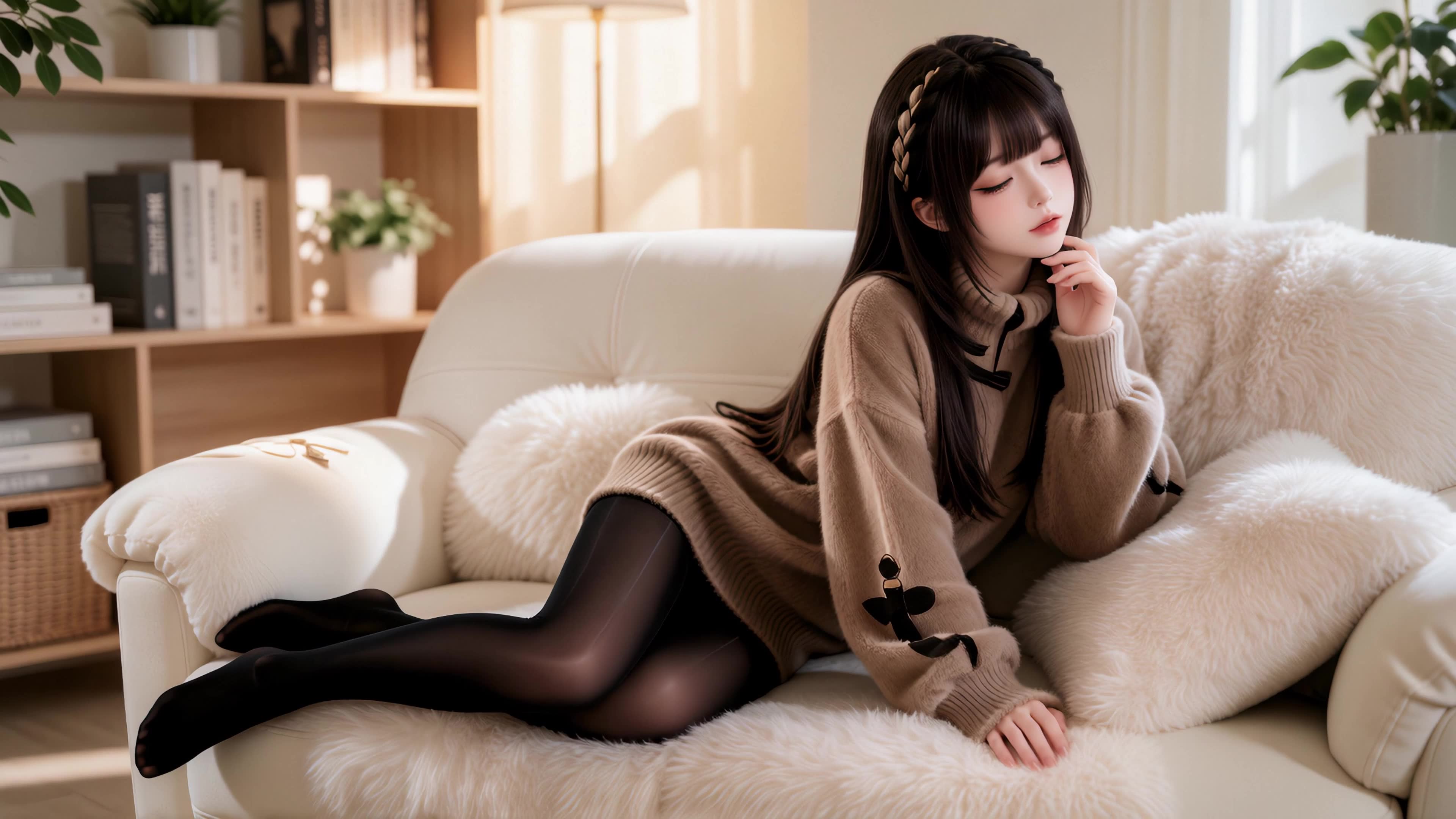 沙发少女