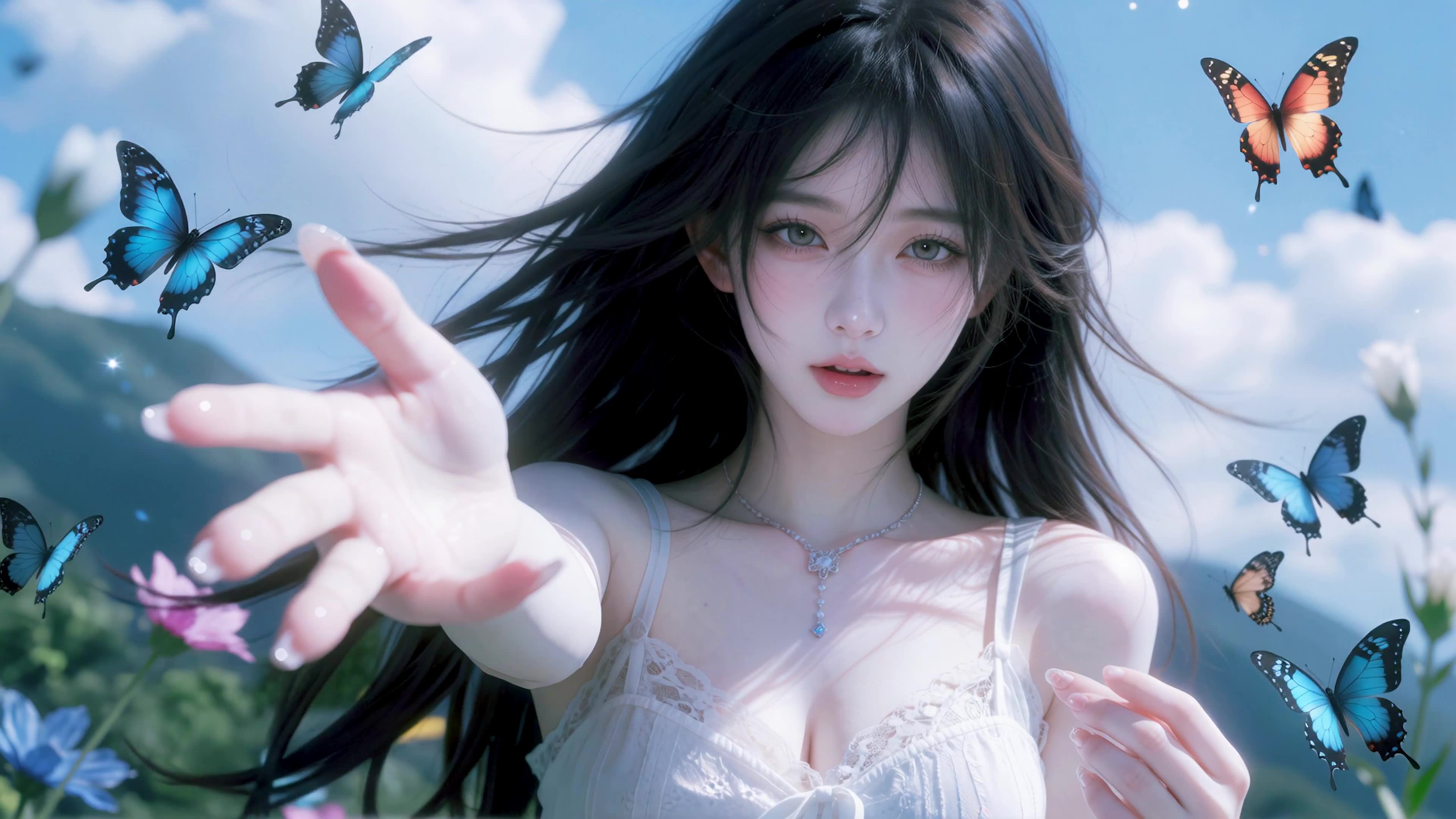蝶舞晴空