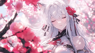 狐娘动漫女孩樱花