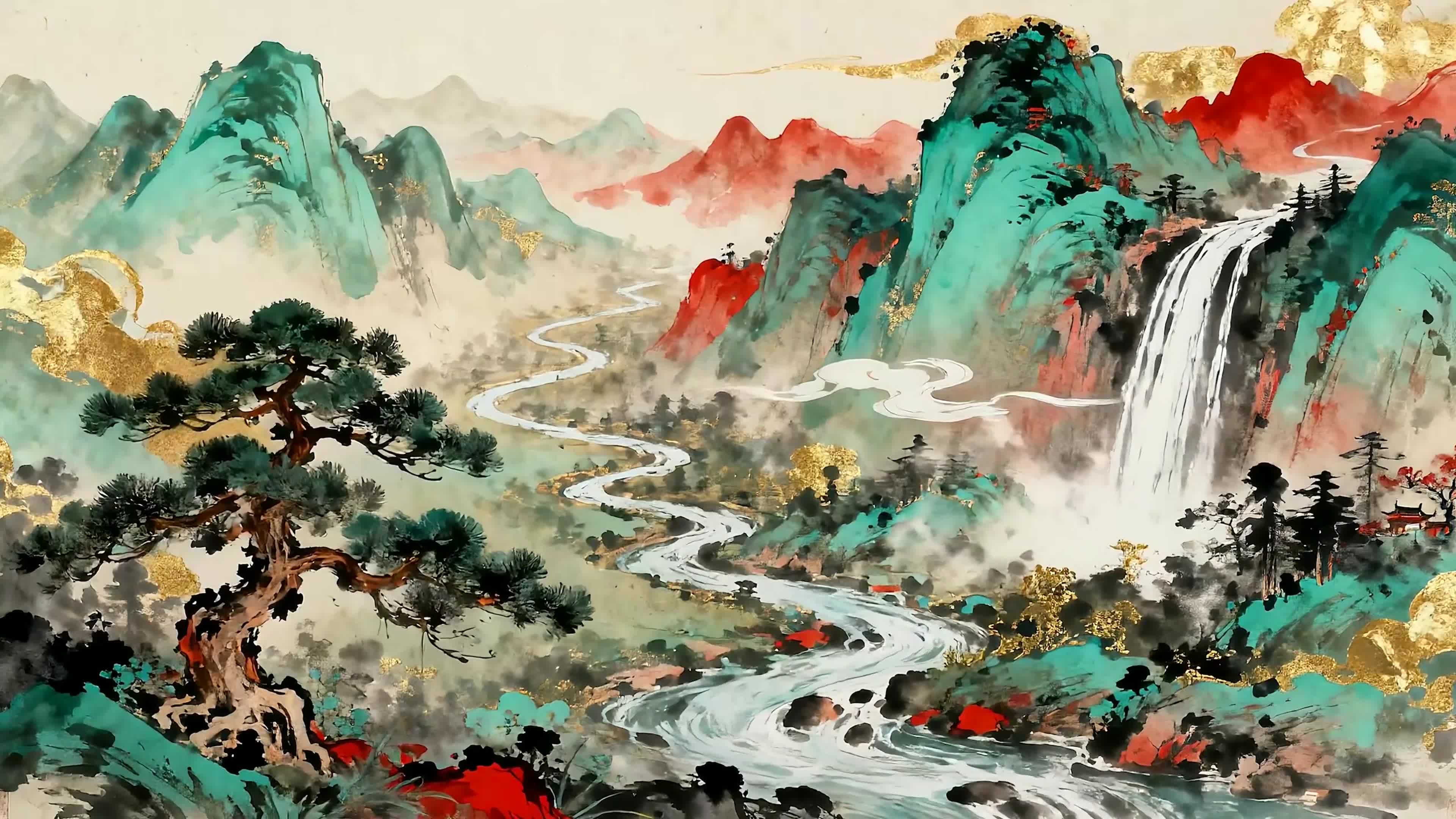 古风山水