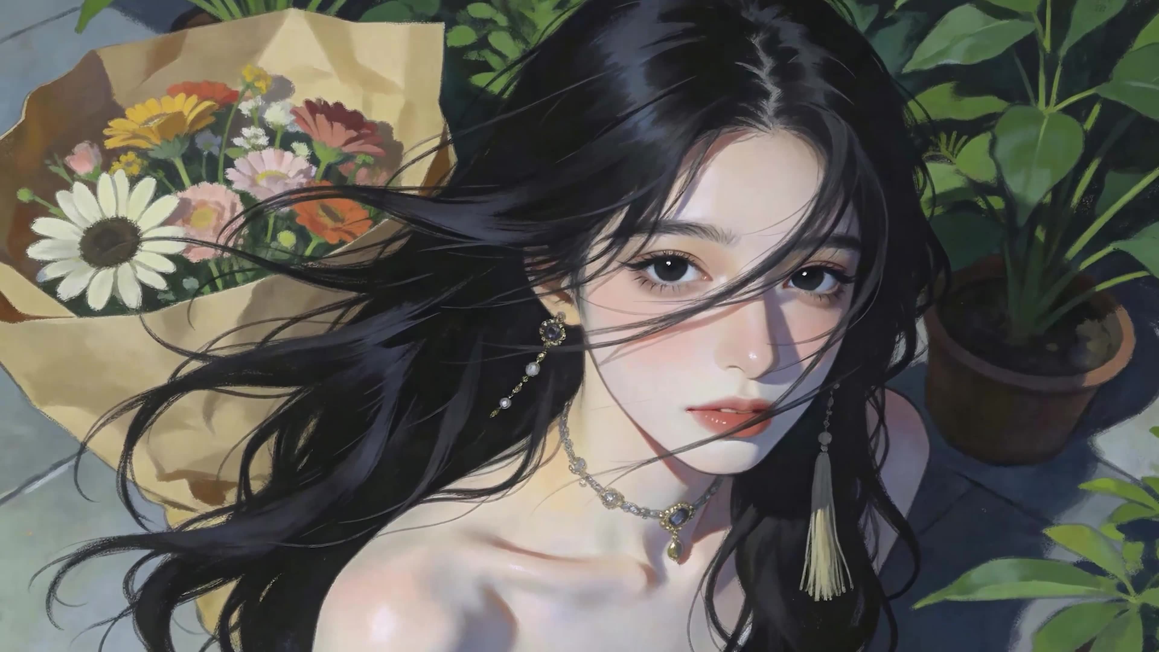 长发女孩