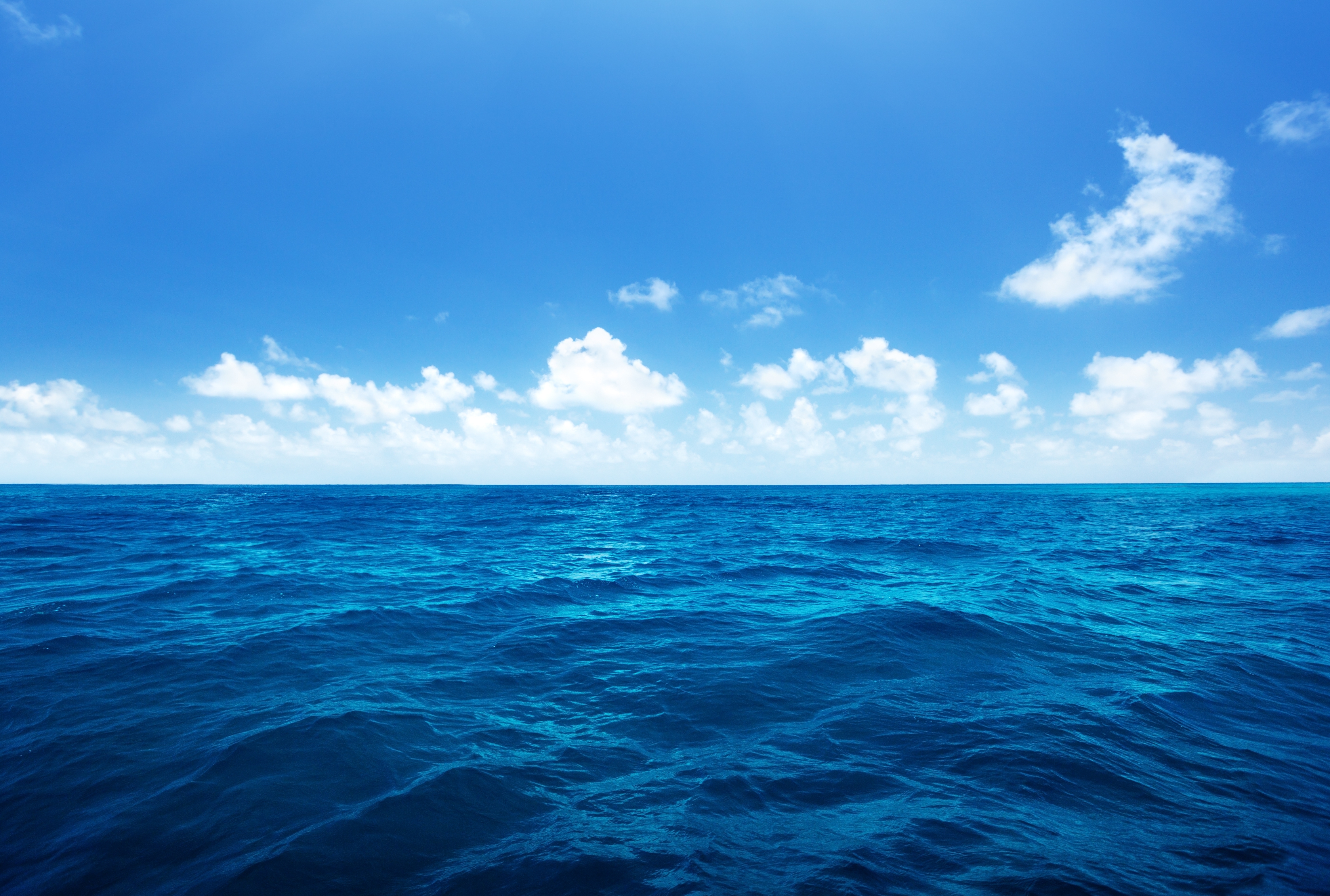 海洋 蓝色大海 天空 云_9363
