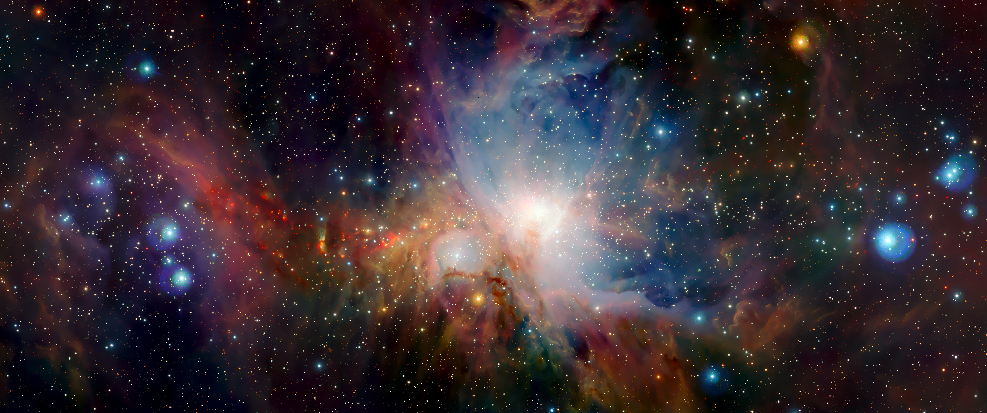 猎户座星云3440x1440壁_19506