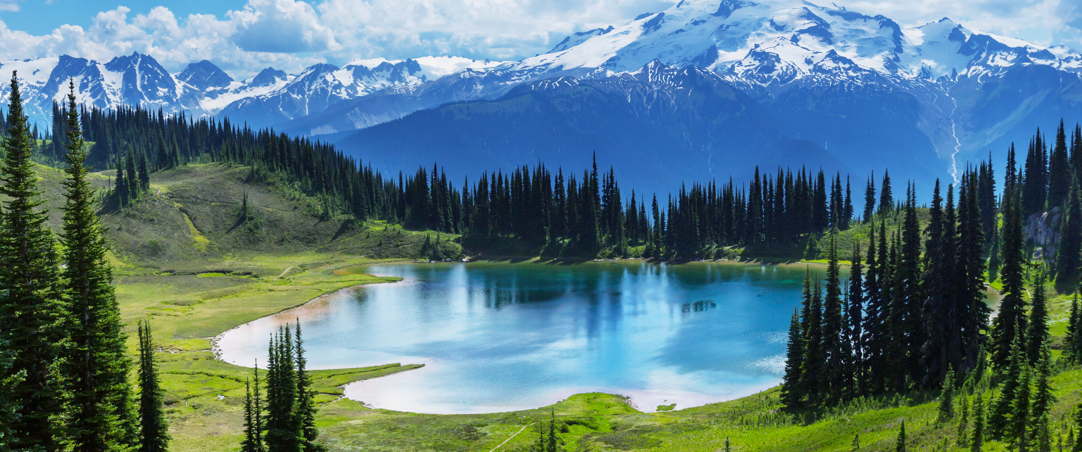 班夫公园高山湖泊风景34_16331