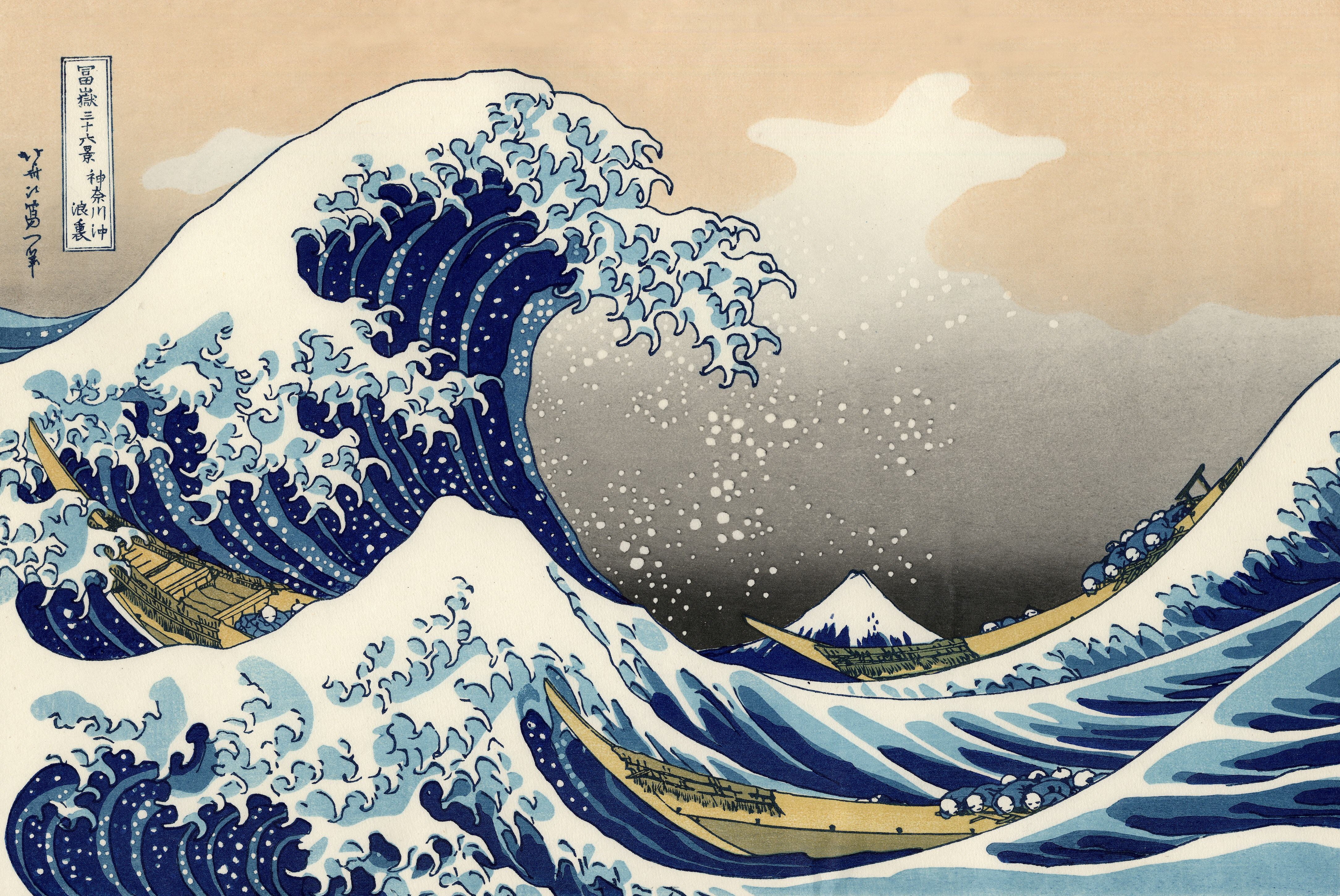 神奈川冲浪里4k壁纸_18676