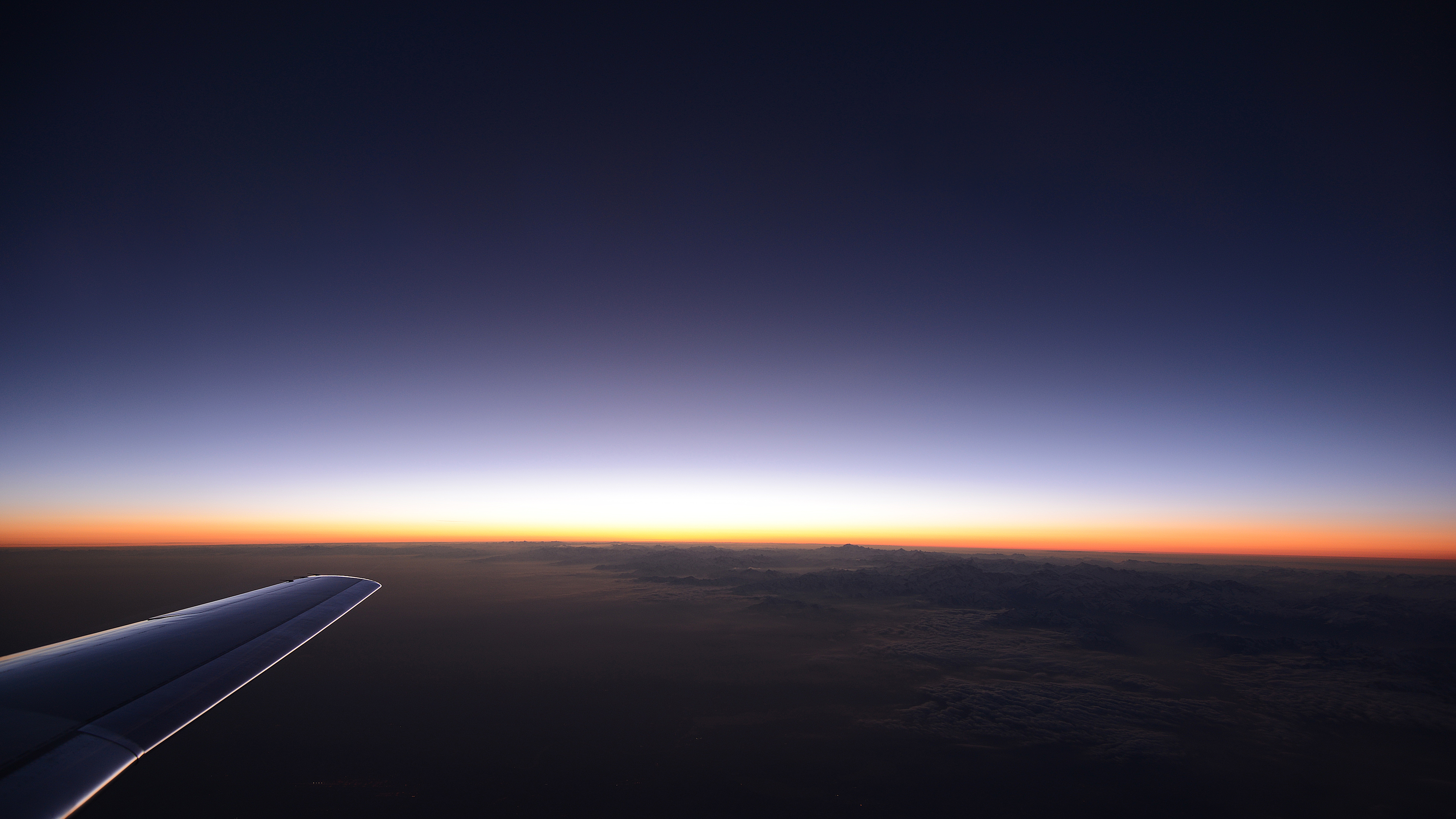 空中日落3840x2160风景_13424