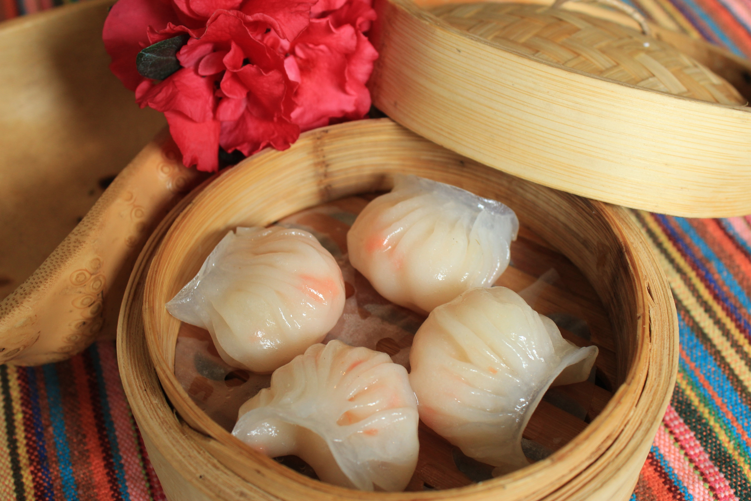 竹笼水晶蒸饺高清图片_4617