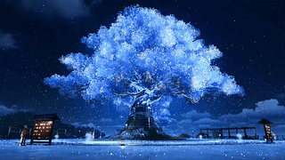异环-蓝色樱花树