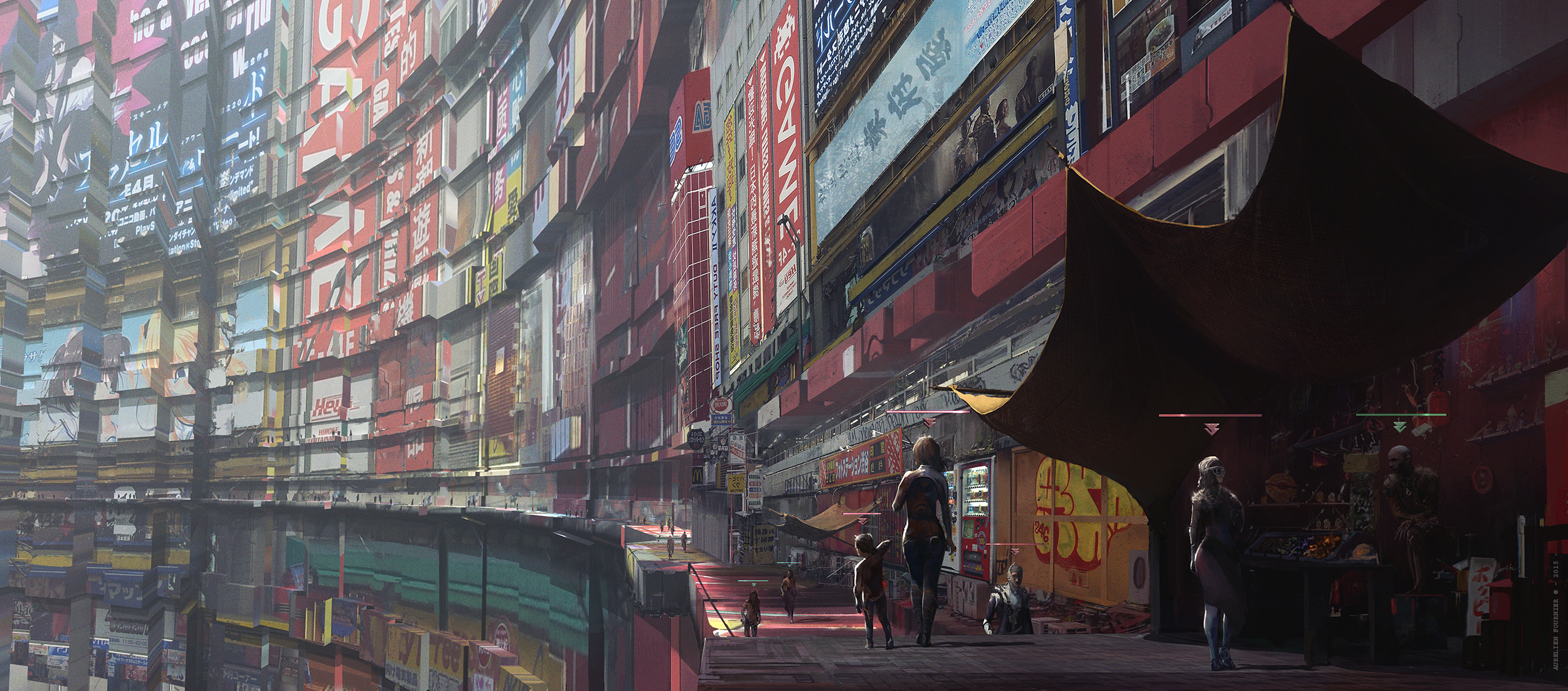 精美人物场景建筑绘画高_15932