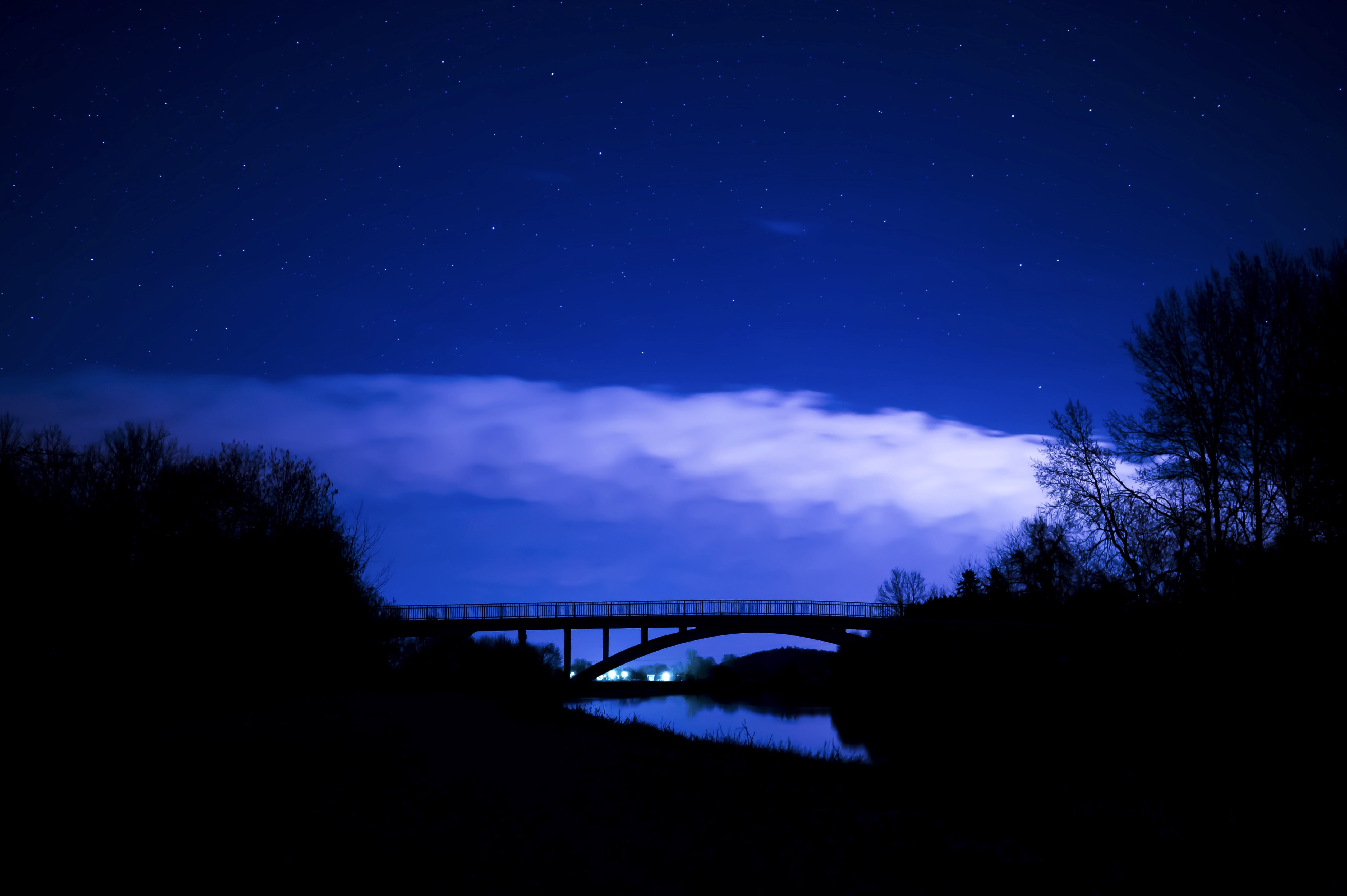 繁星点点的天空 夜间 夜_10242