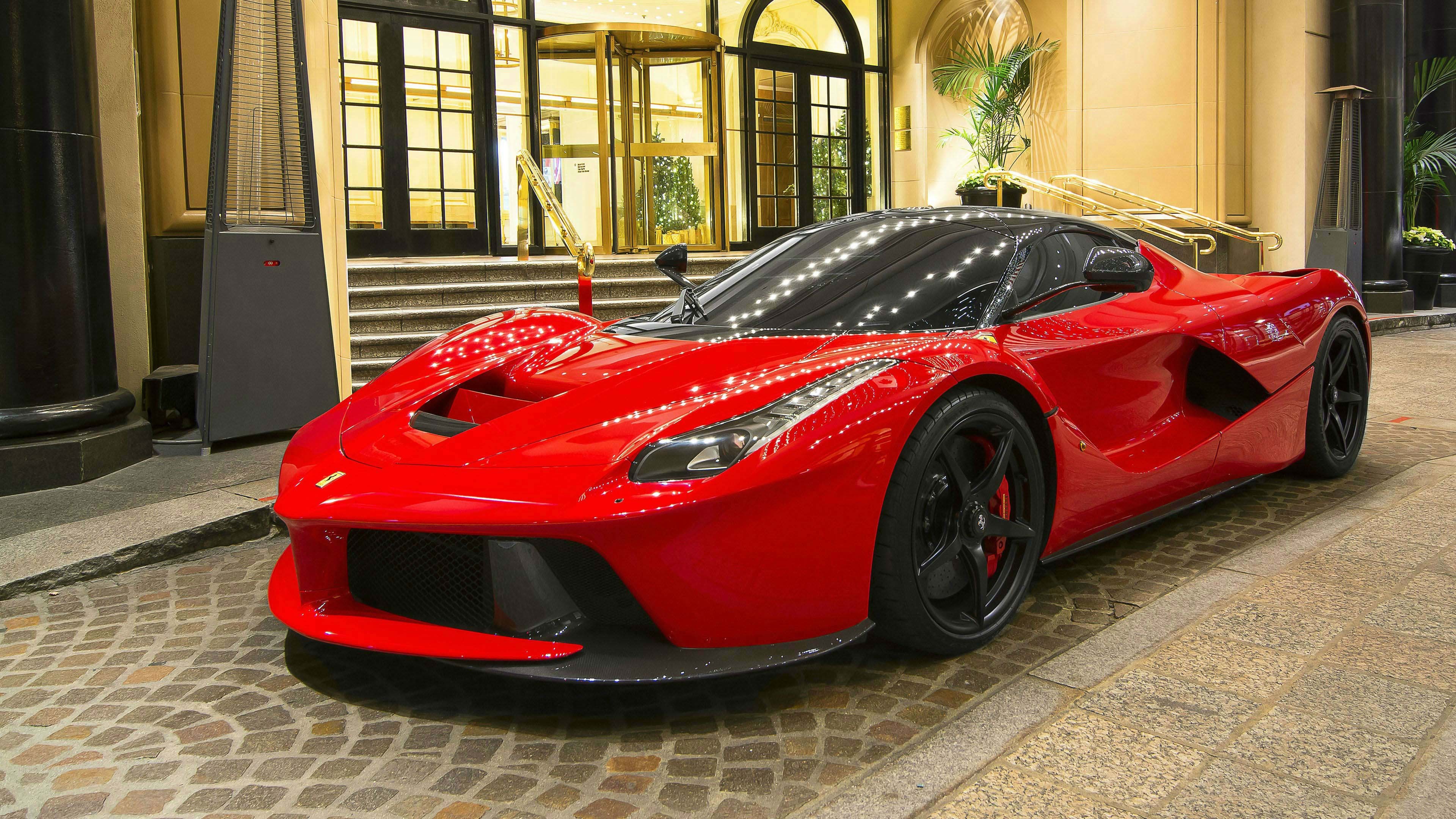 红色法拉利Laferrari 超_9596
