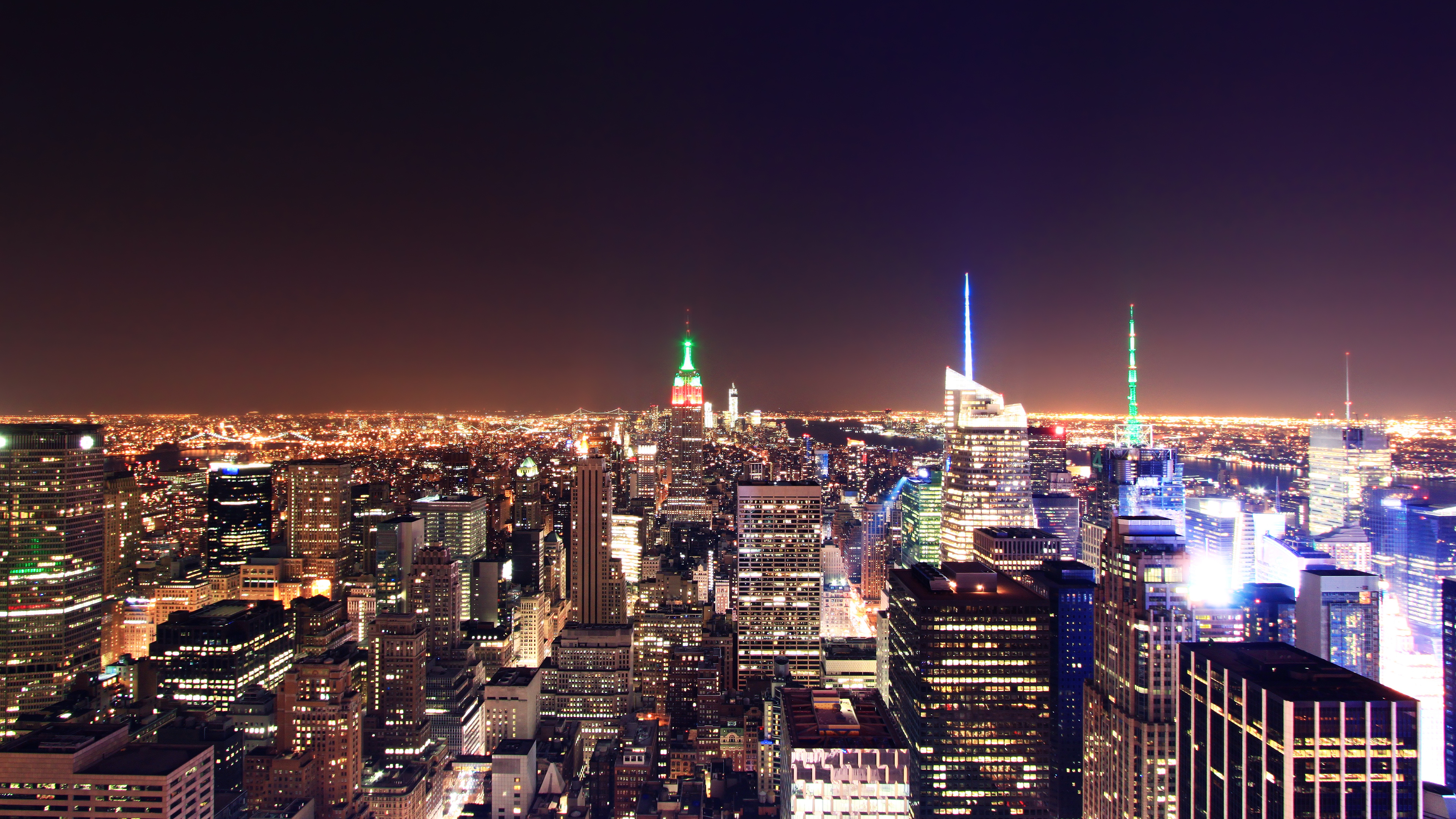 纽约市中心夜景3840x216_14013