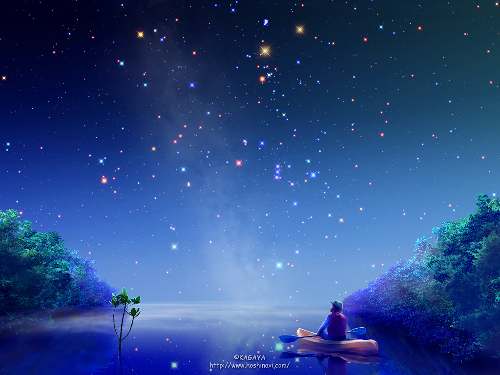 经典梦幻星空图片_4343