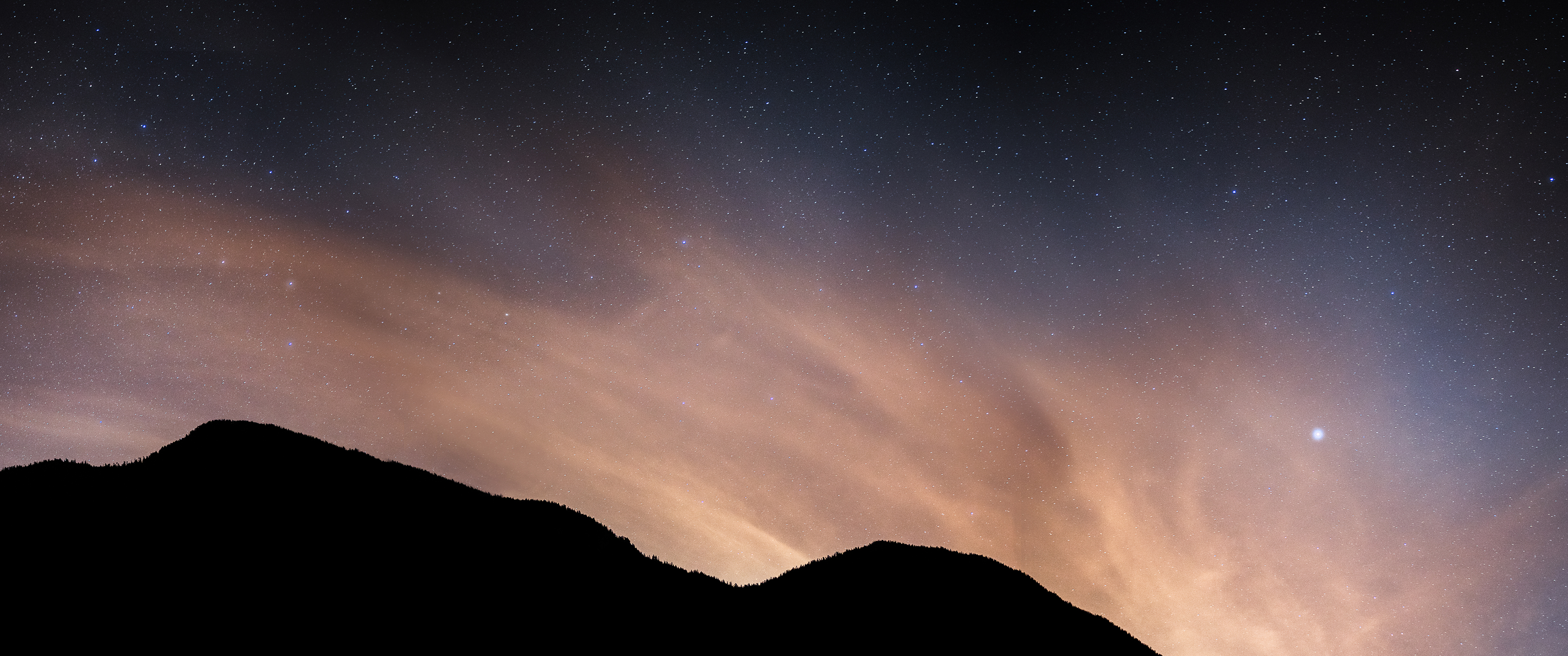 美丽星空风景3440x1440_15447