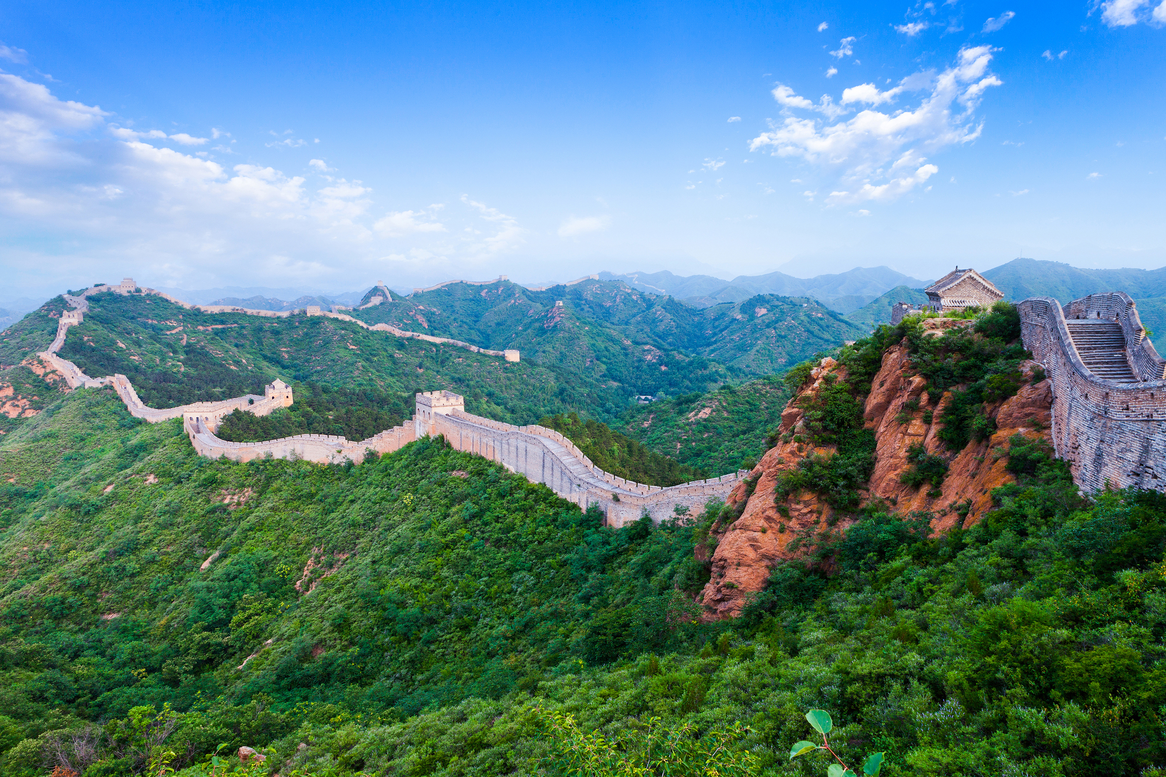 美丽的万里长城景色摄影_9644