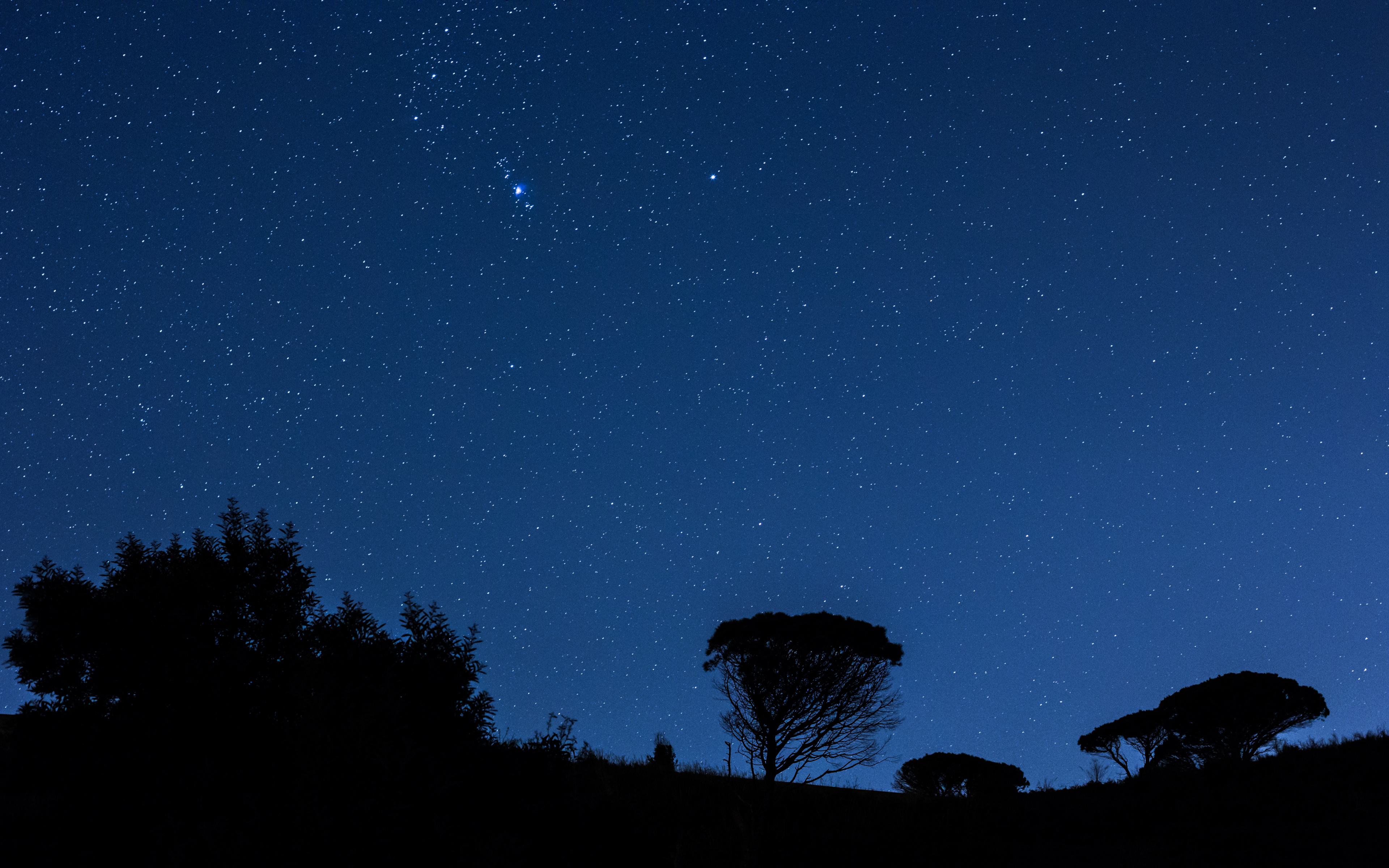 美丽的夜空风景4K壁纸_11715