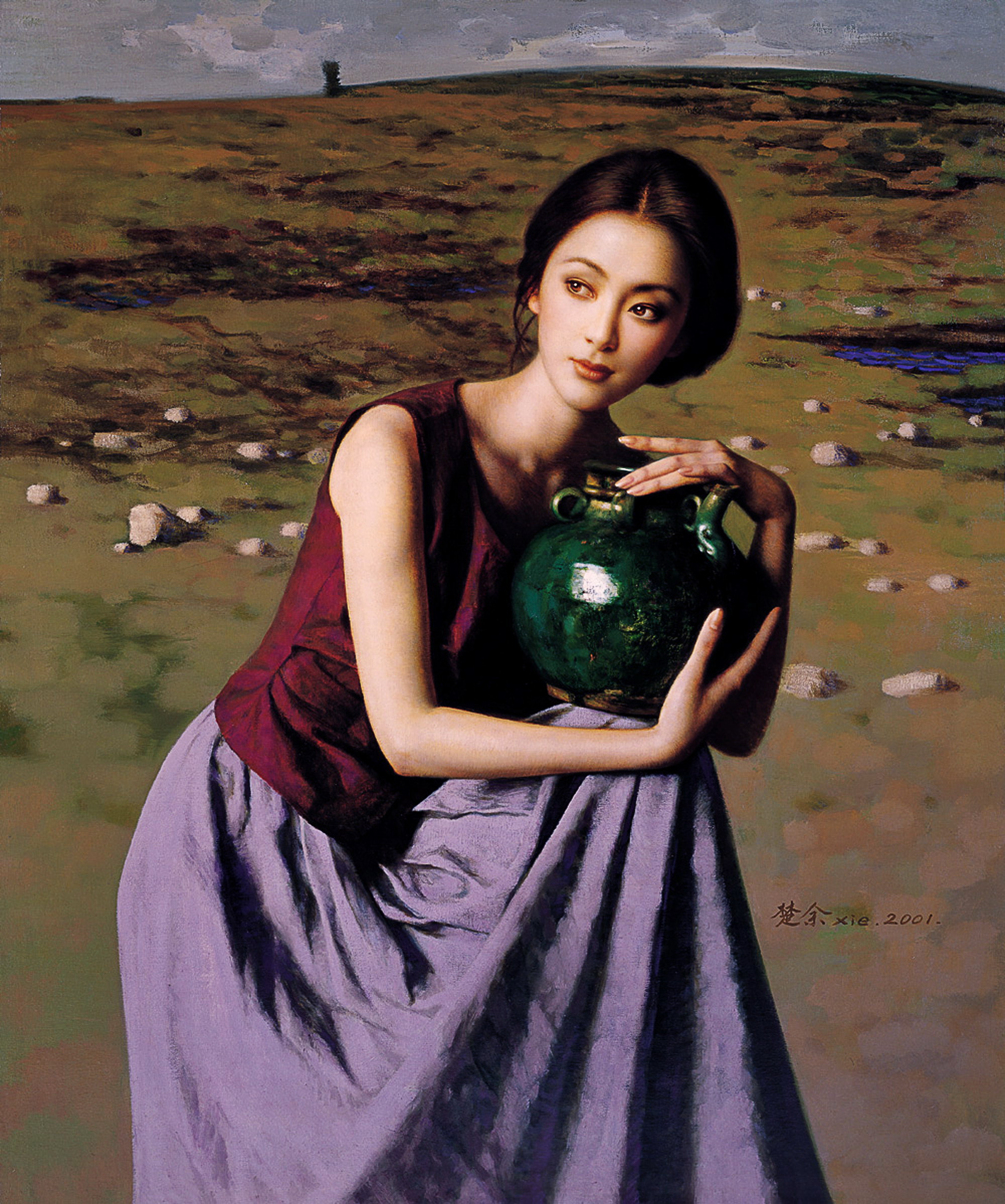 美女油画图片素材_4470