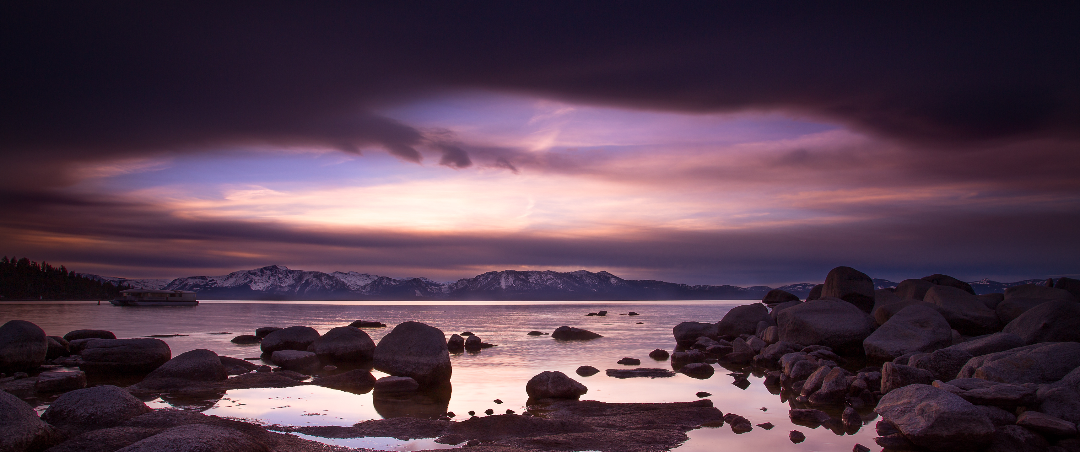 西风湾暮色3440x1440带_18342
