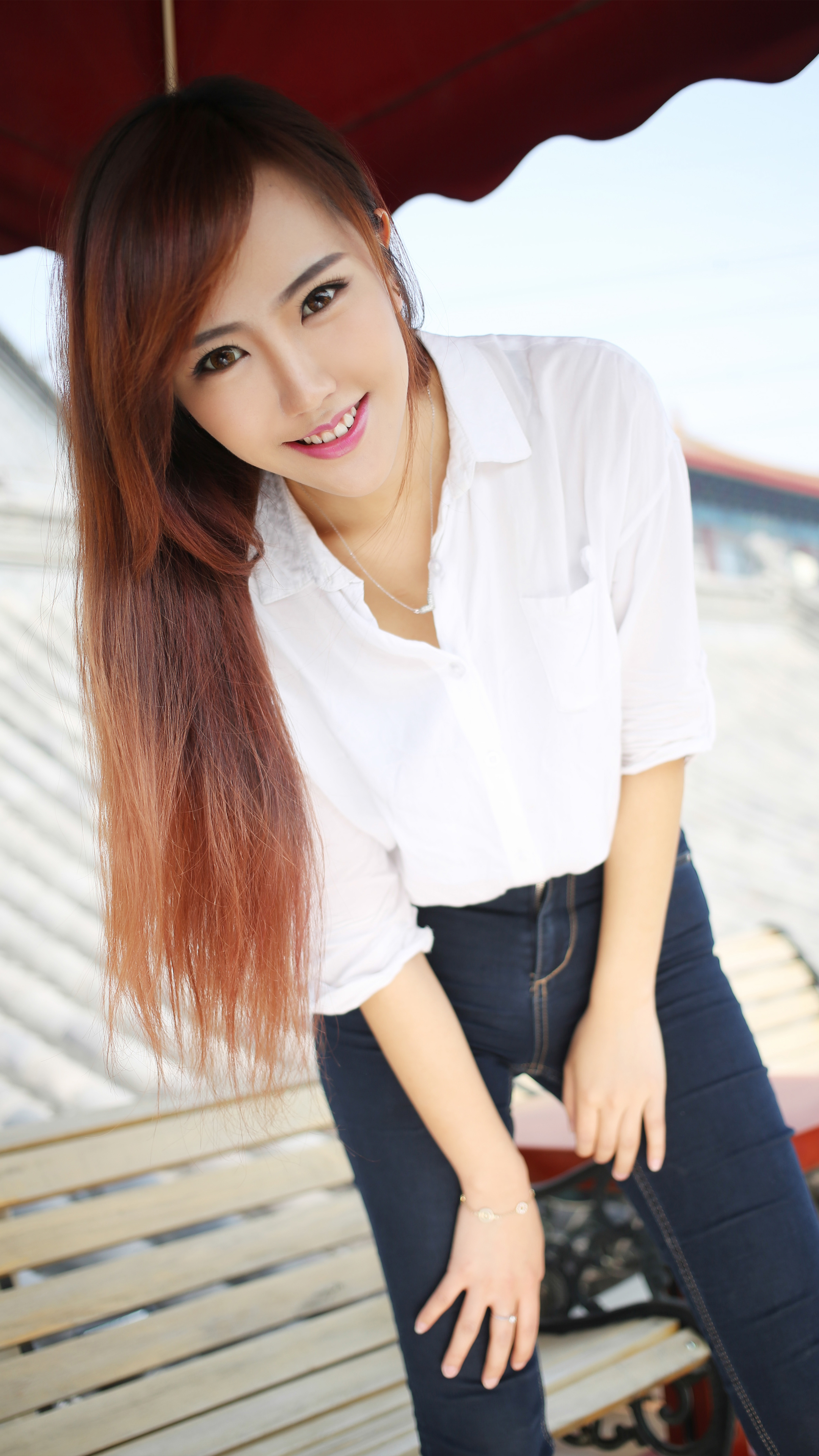 赵婉妮Wanni 长发养眼美_16644