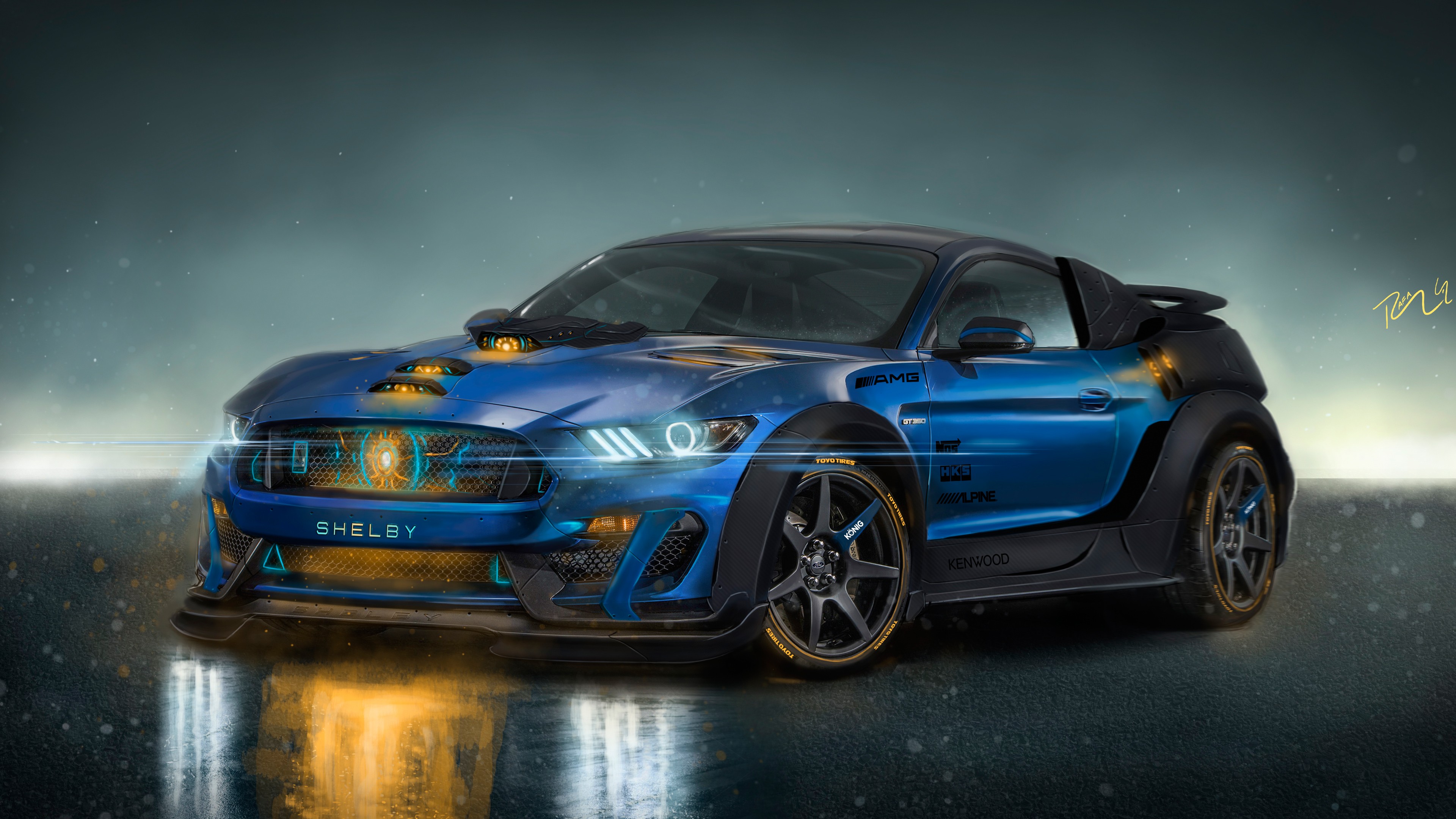 野马GT350R Shelby 4K壁_15408