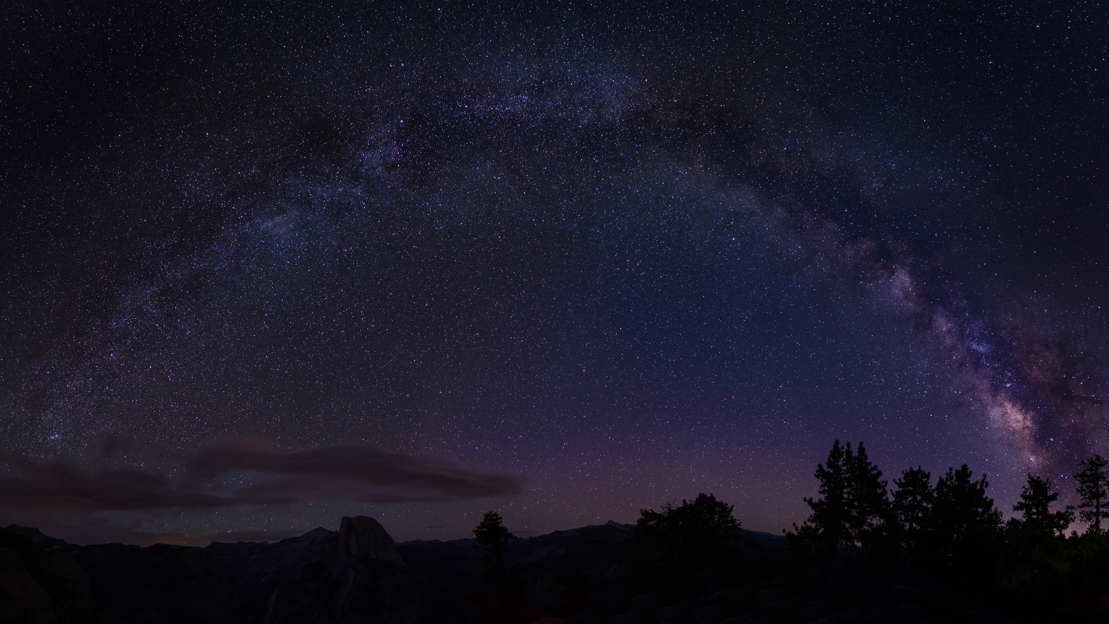 银河系 优胜美地 星空4K_11942