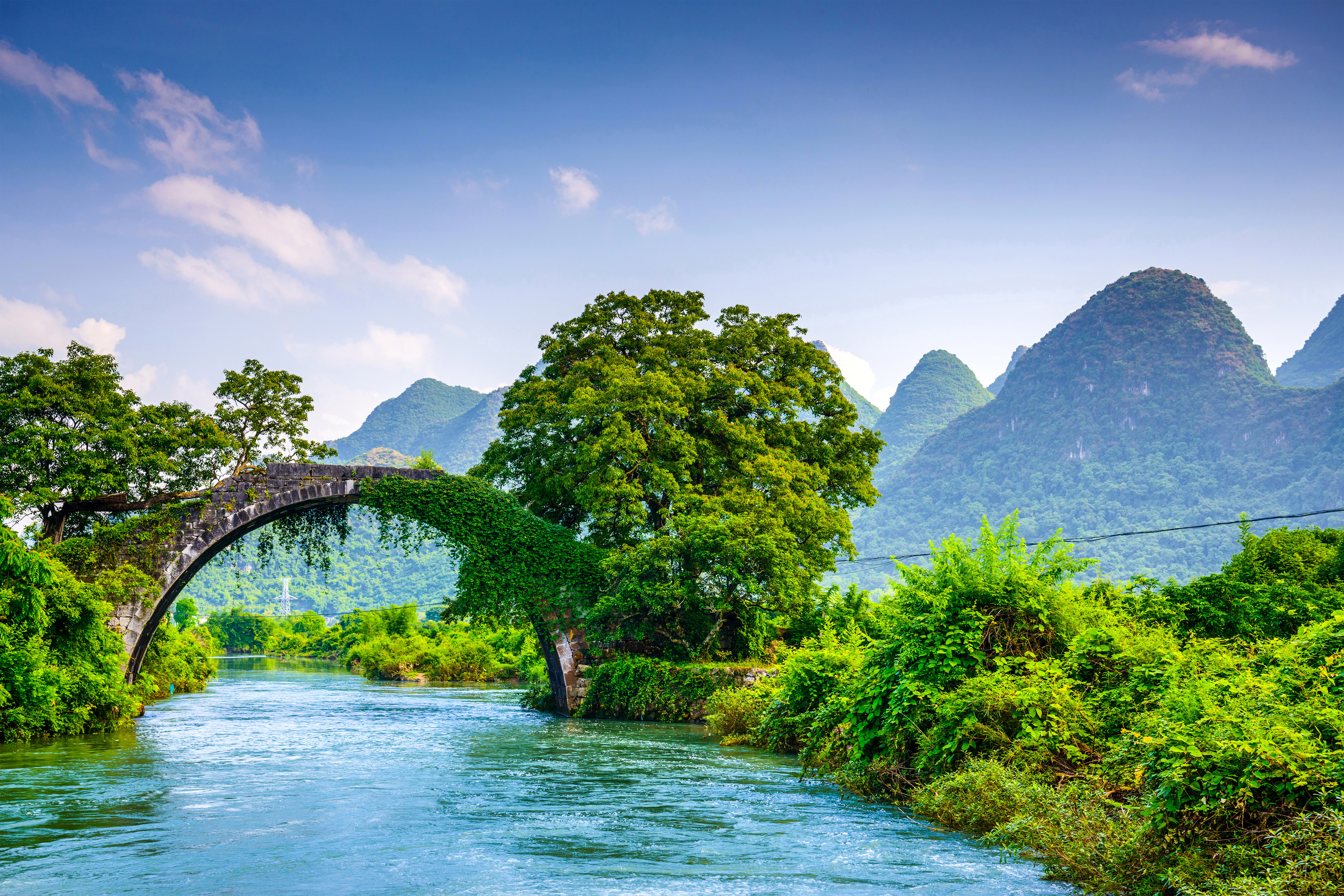 阳朔遇龙河4K风景图片壁_6982