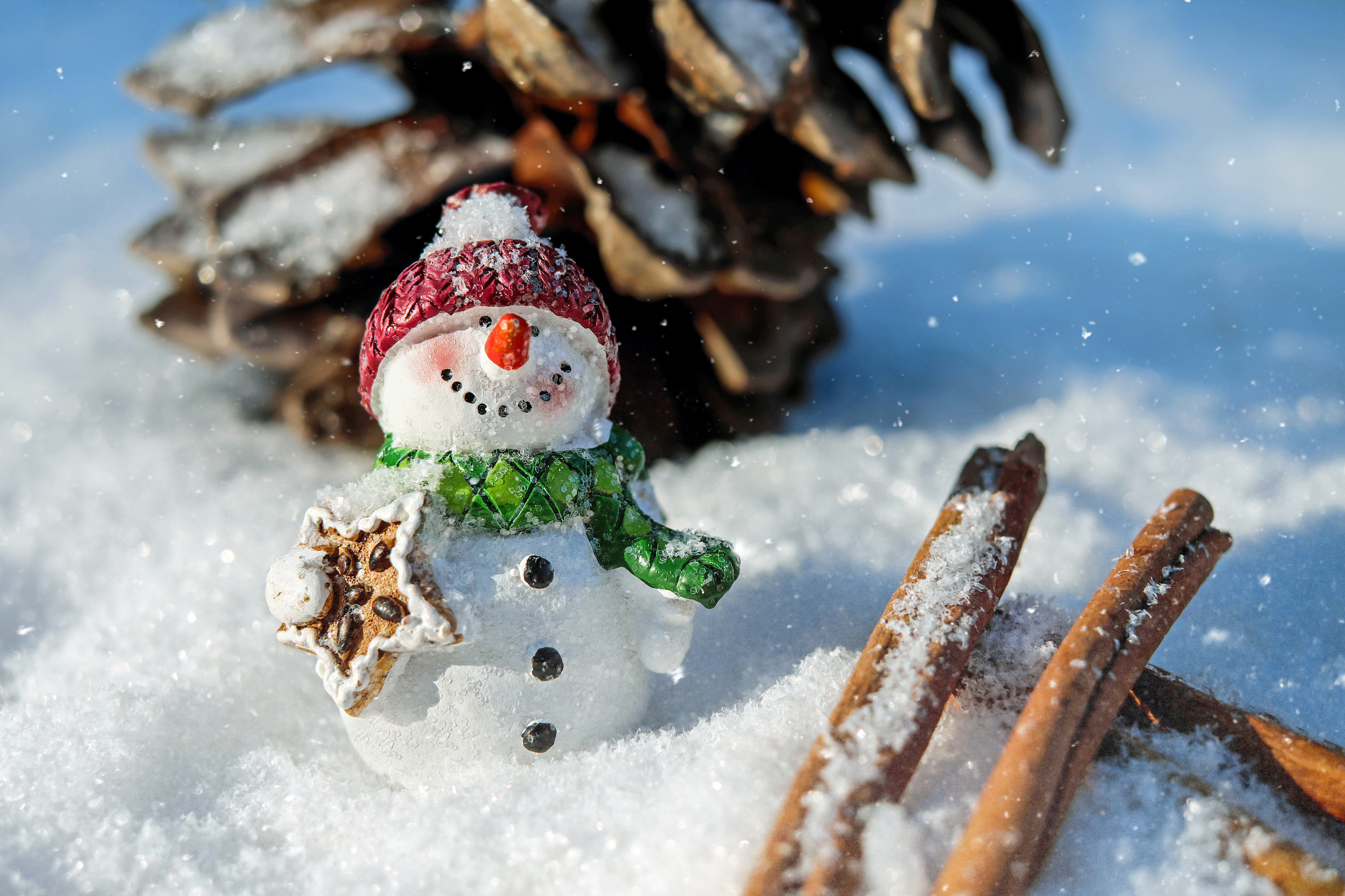 雪人,雪,冬天,雪人4k图_16609