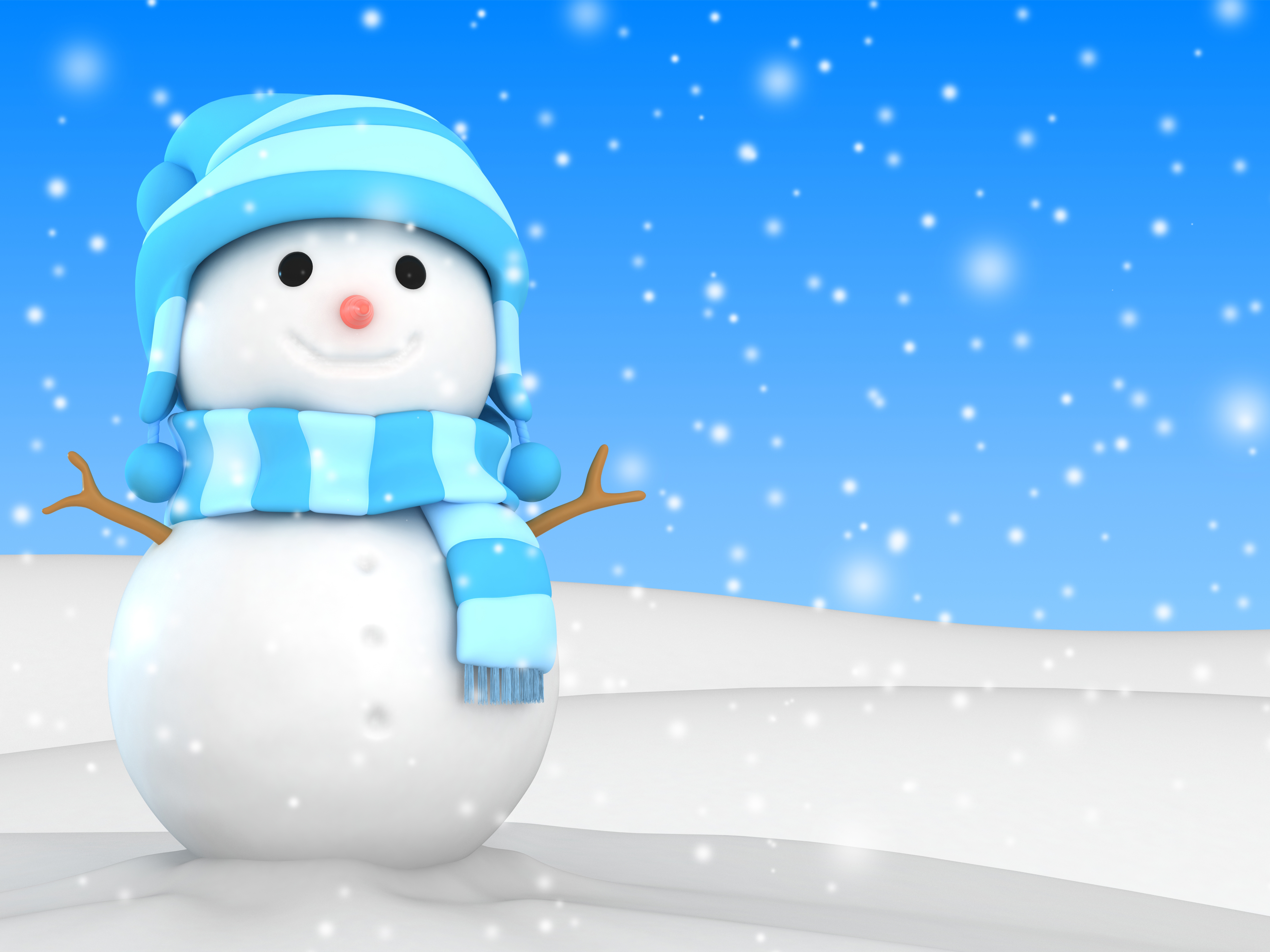雪人,雪,雪花,冬天,圣诞_16850