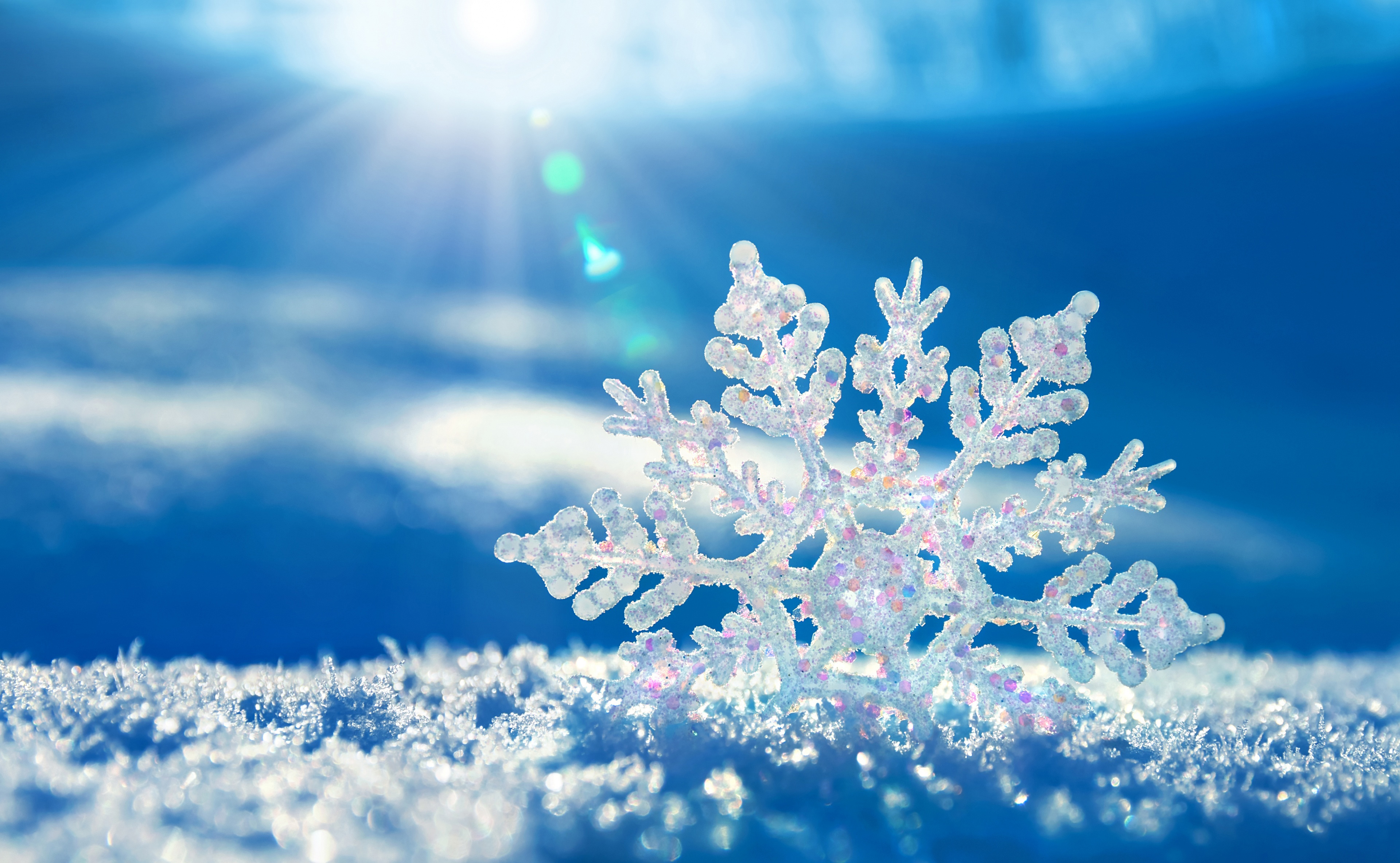 雪花4K高清桌面壁纸_6187