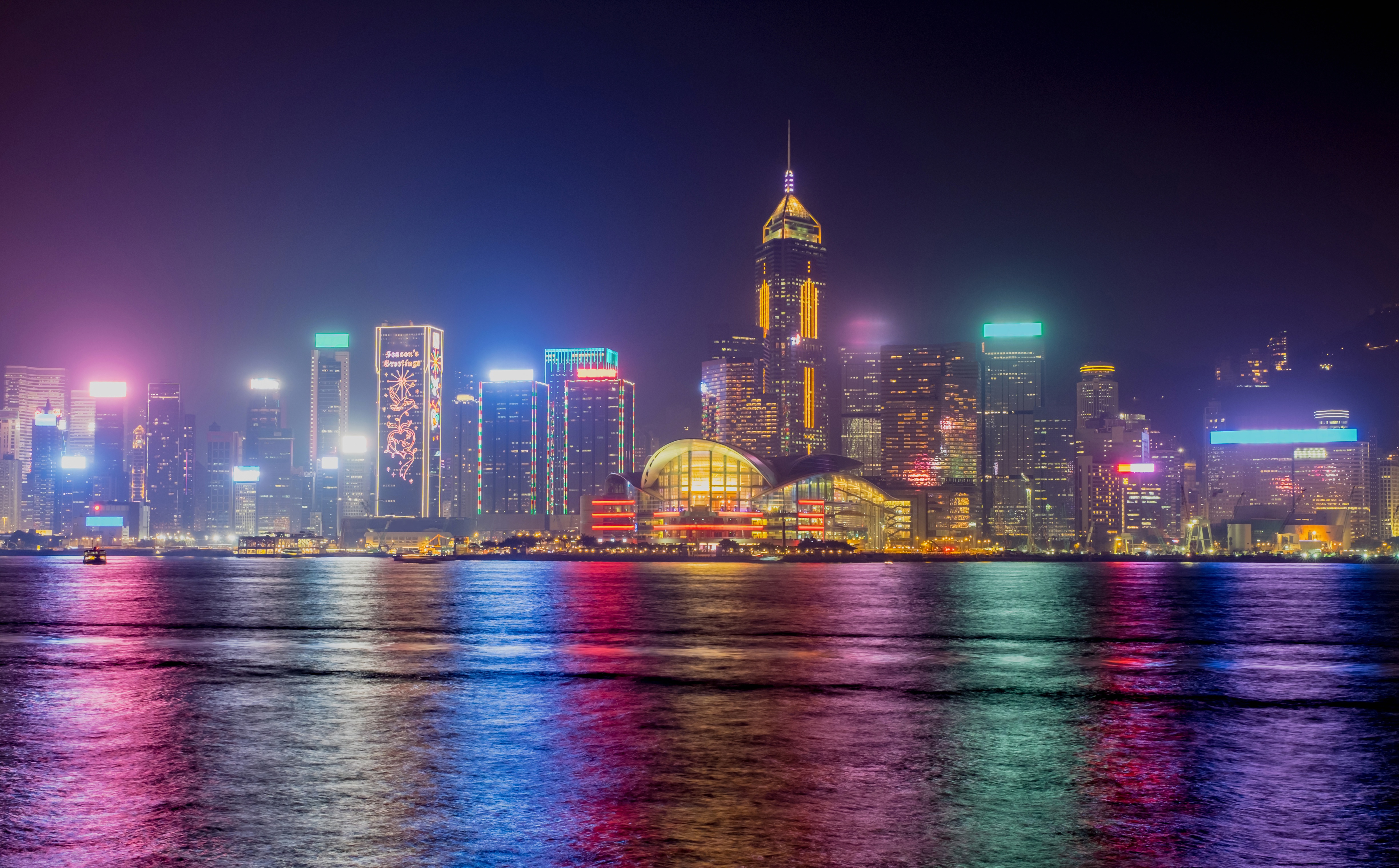 香港夜景4K壁纸_15734
