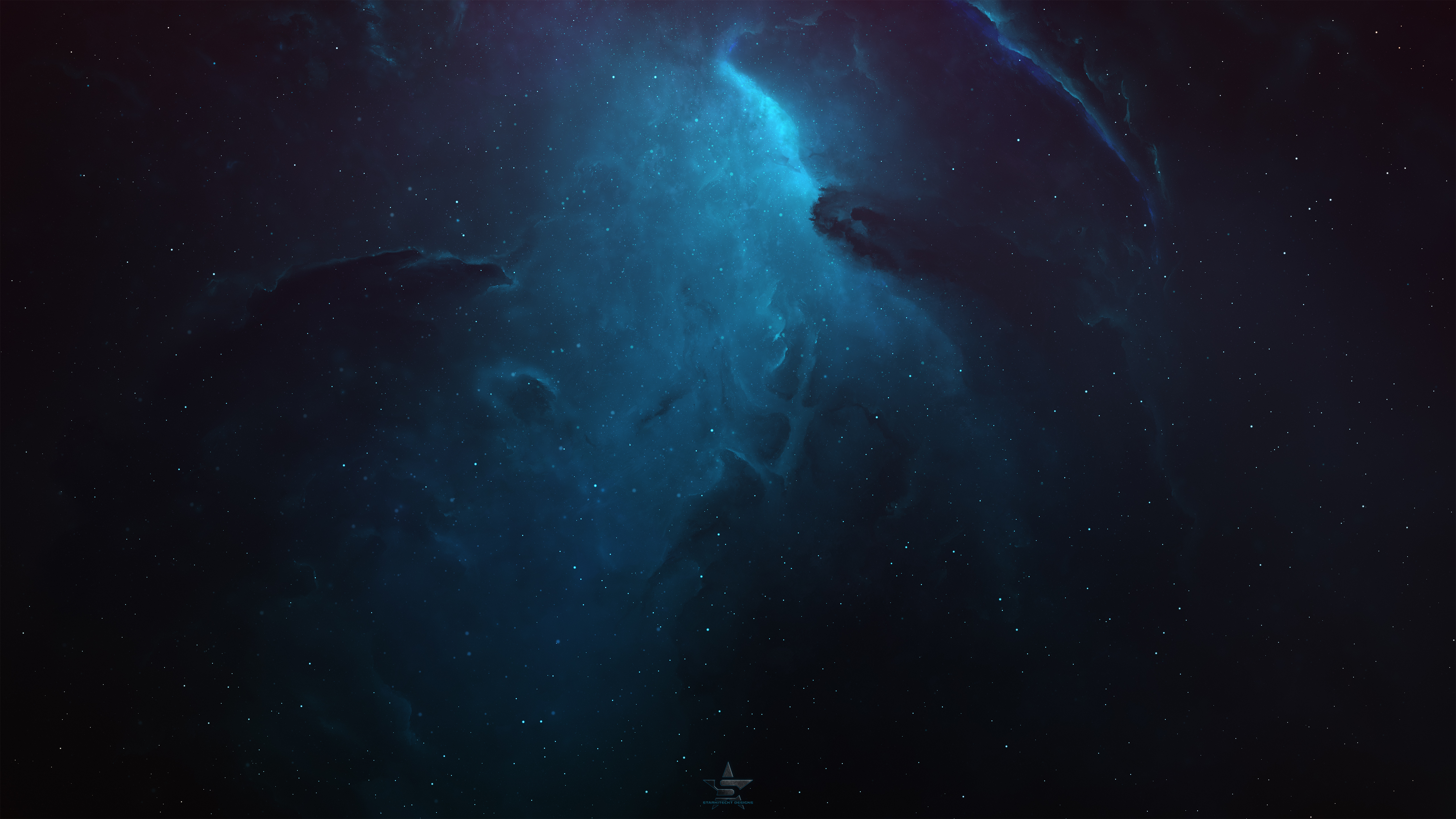 黑夜星空5K壁纸5120x288_14377