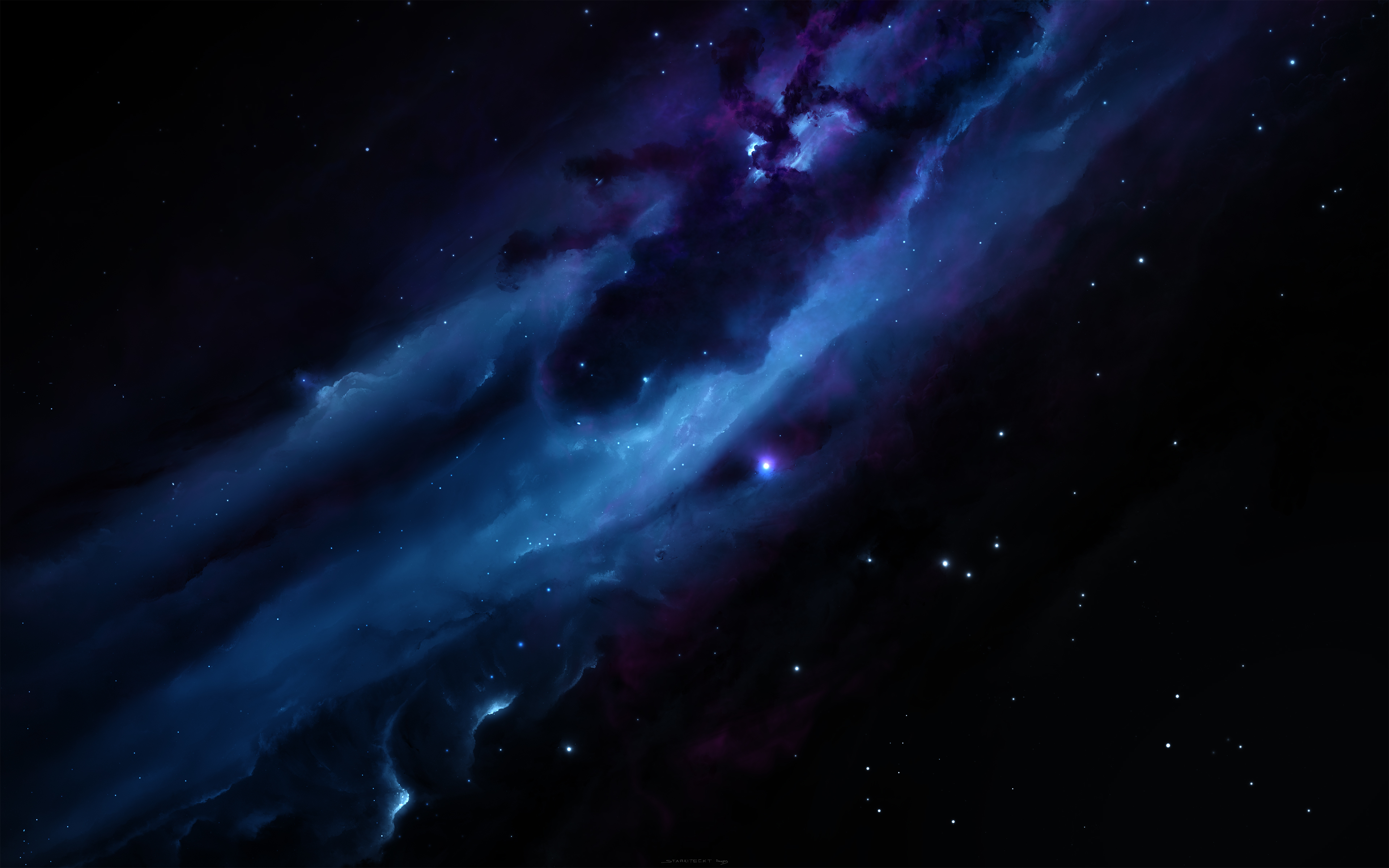 黑暗的背景 星云 星空 4_11332