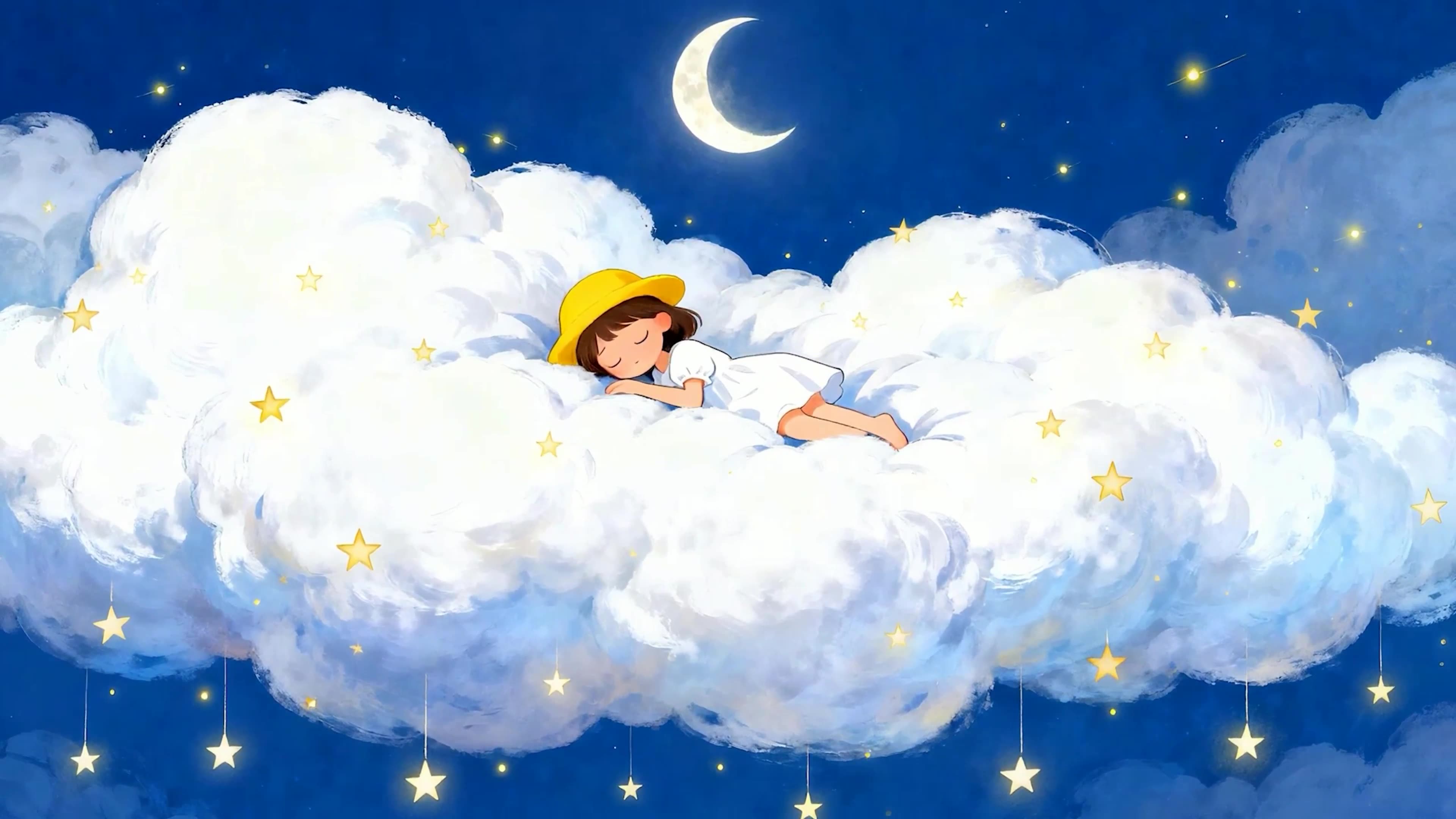 星空云朵女孩