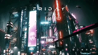 赛博都市的夜雨2  -4K 动态壁纸
