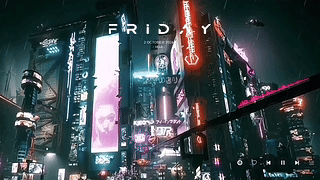 赛博都市的夜雨2  -4K 动态壁纸