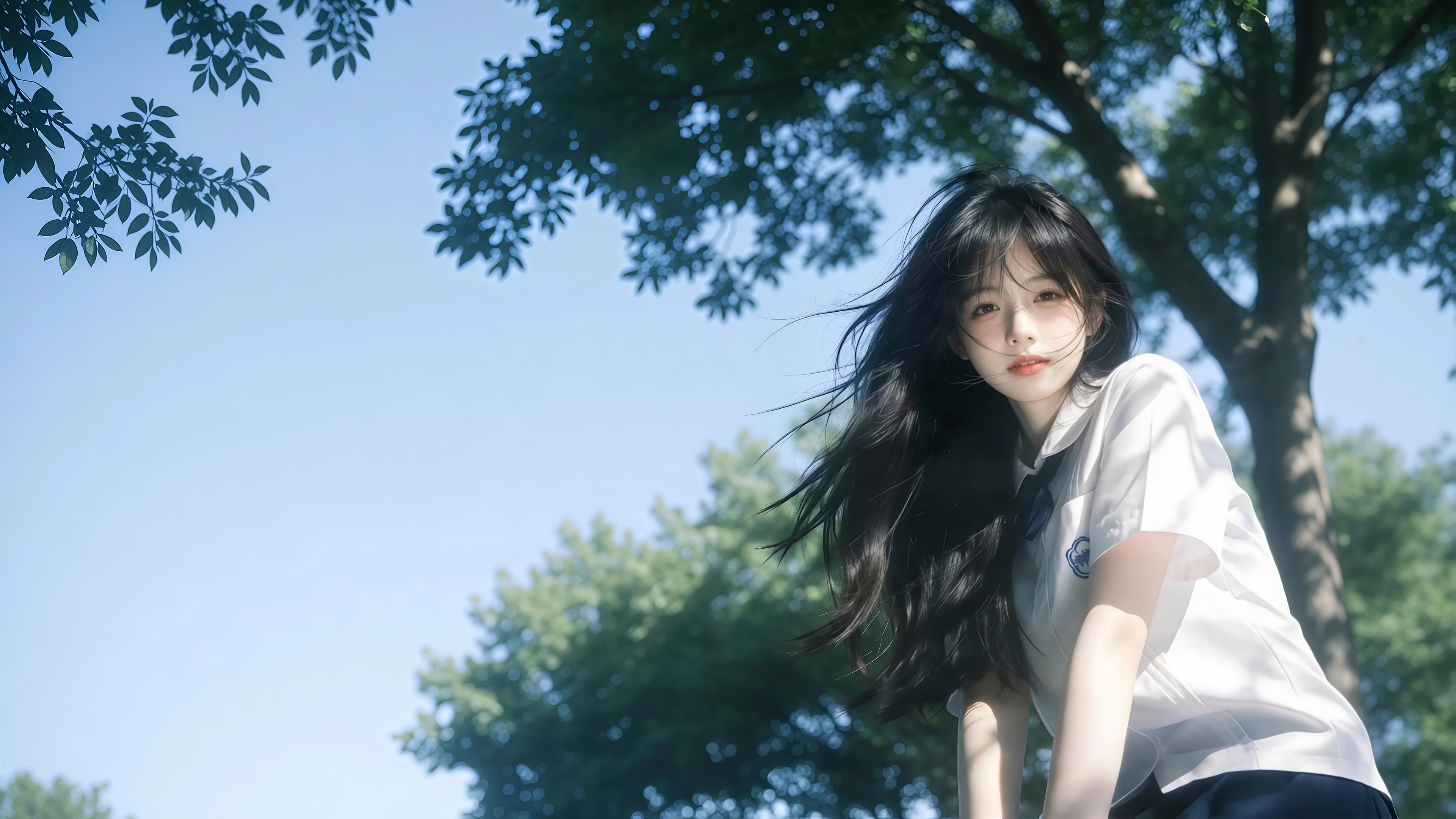 美女-夏日