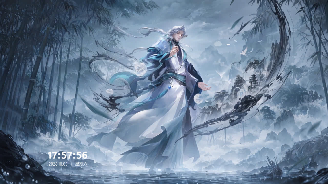 月照空山雨 （支持时间天气音频响应）