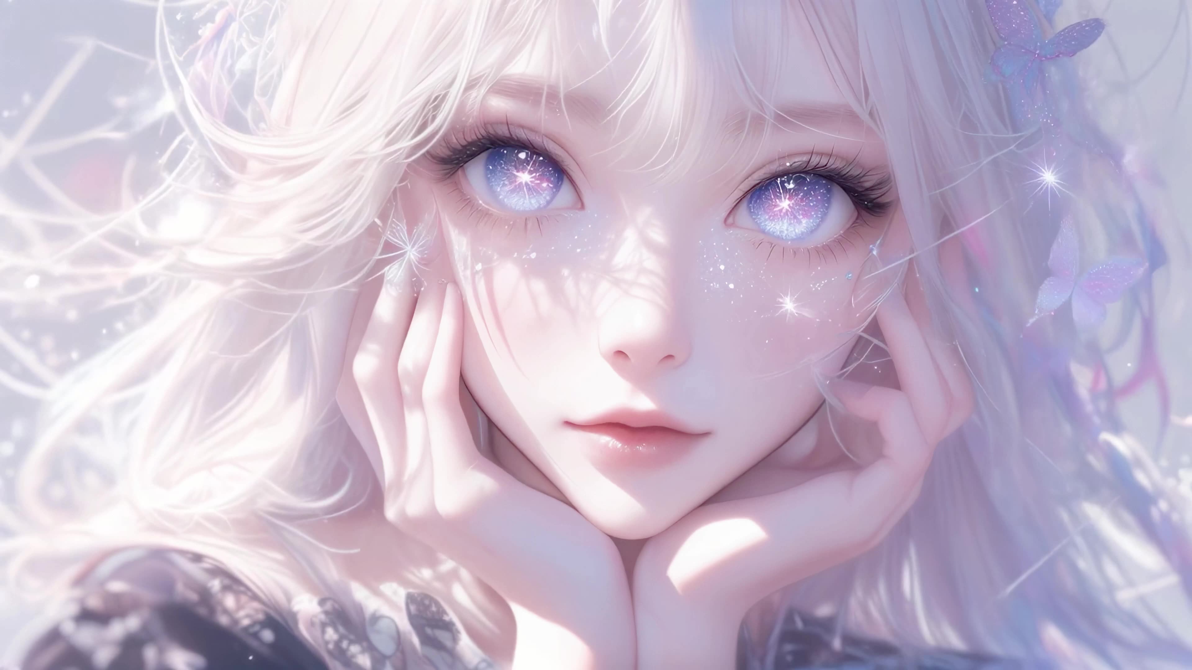 眼睛里有星星少女