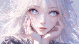 眼睛里有星星少女