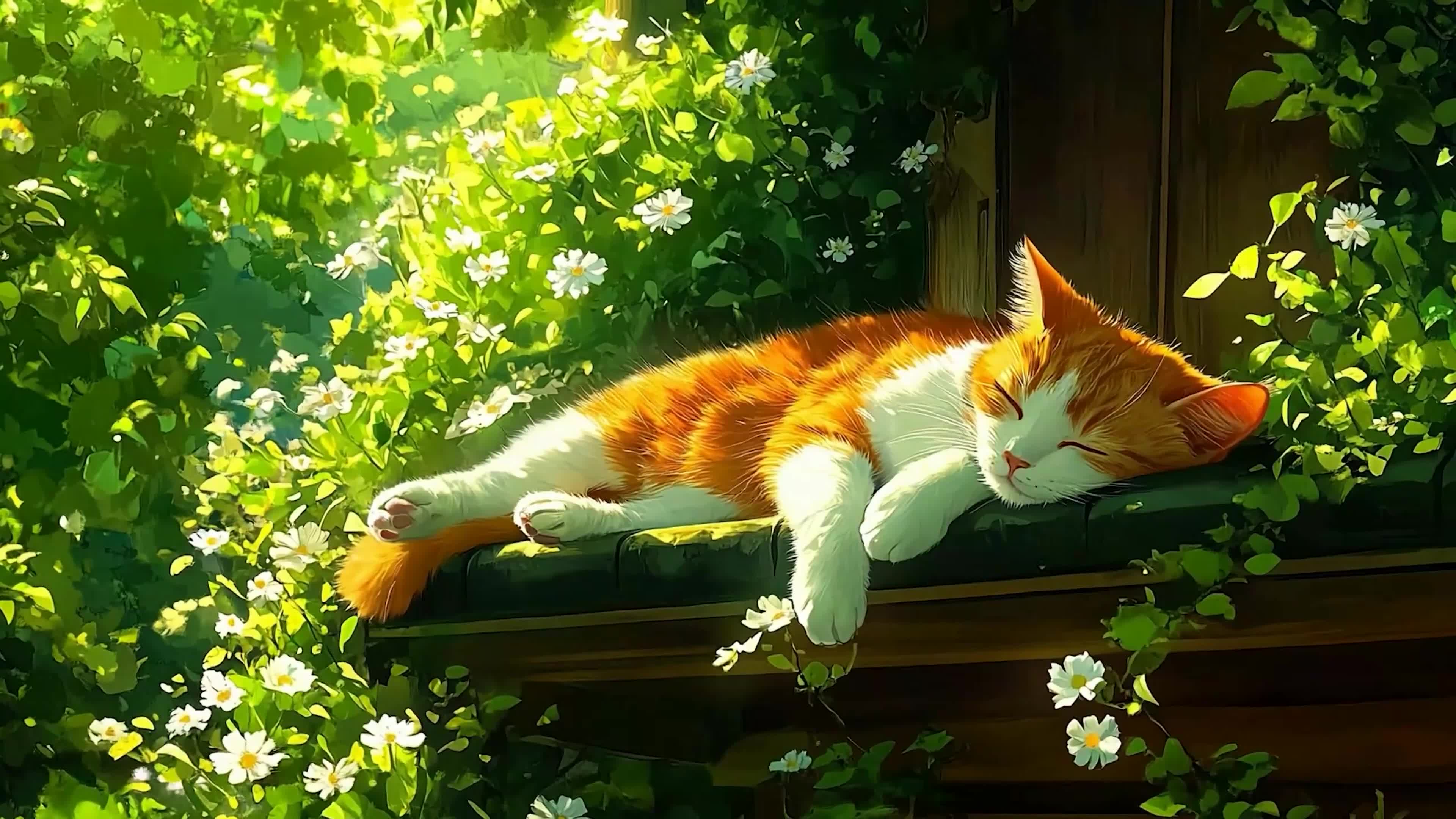 树丛猫咪