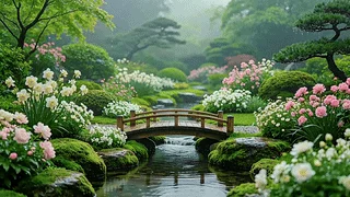 沉浸式吸氧I禅意溪流花园