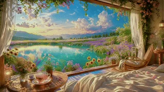 晨光呢喃·花漾湖畔