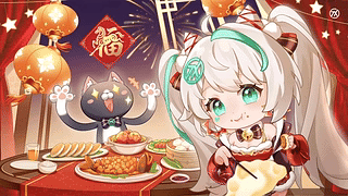 天选官方动态壁纸【锦食贺岁】