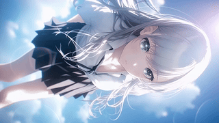 白发JK少女
