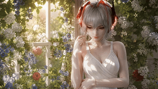 花窗边的少女麦晓雯