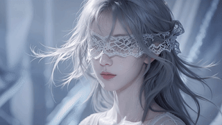 蒙纱少女