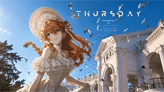 【溶图-可自定义制作】明日香·白鸽晴空（支持时间天气音频响应）