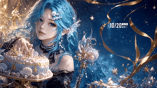王者荣耀·朵莉亚·11周年庆庆典立牌  星海生日会