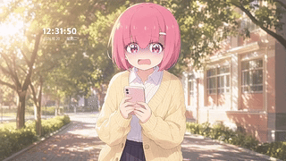 FX战士久留美·福贺久留美·大学生日常 久留美放学路